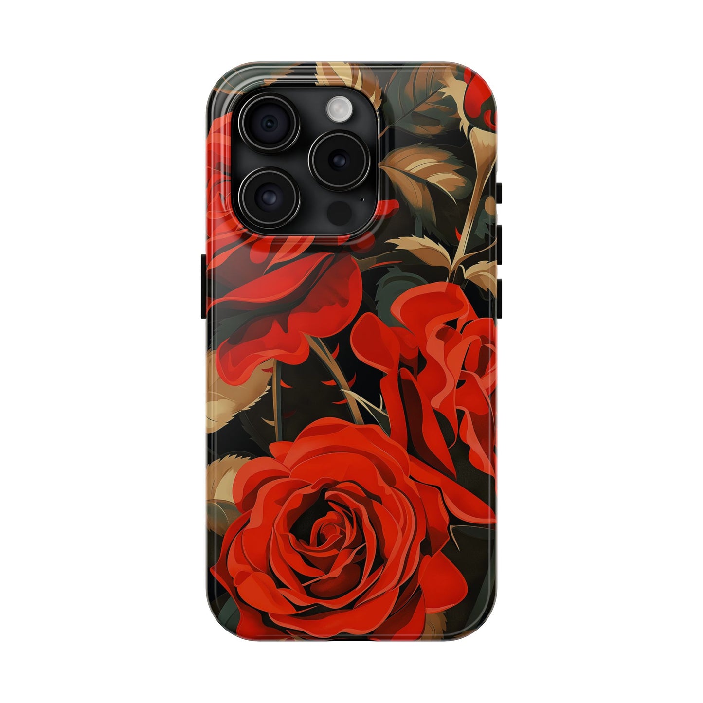 Rose Garden Tough Phone Case Protective Floral Cell Phone Cover