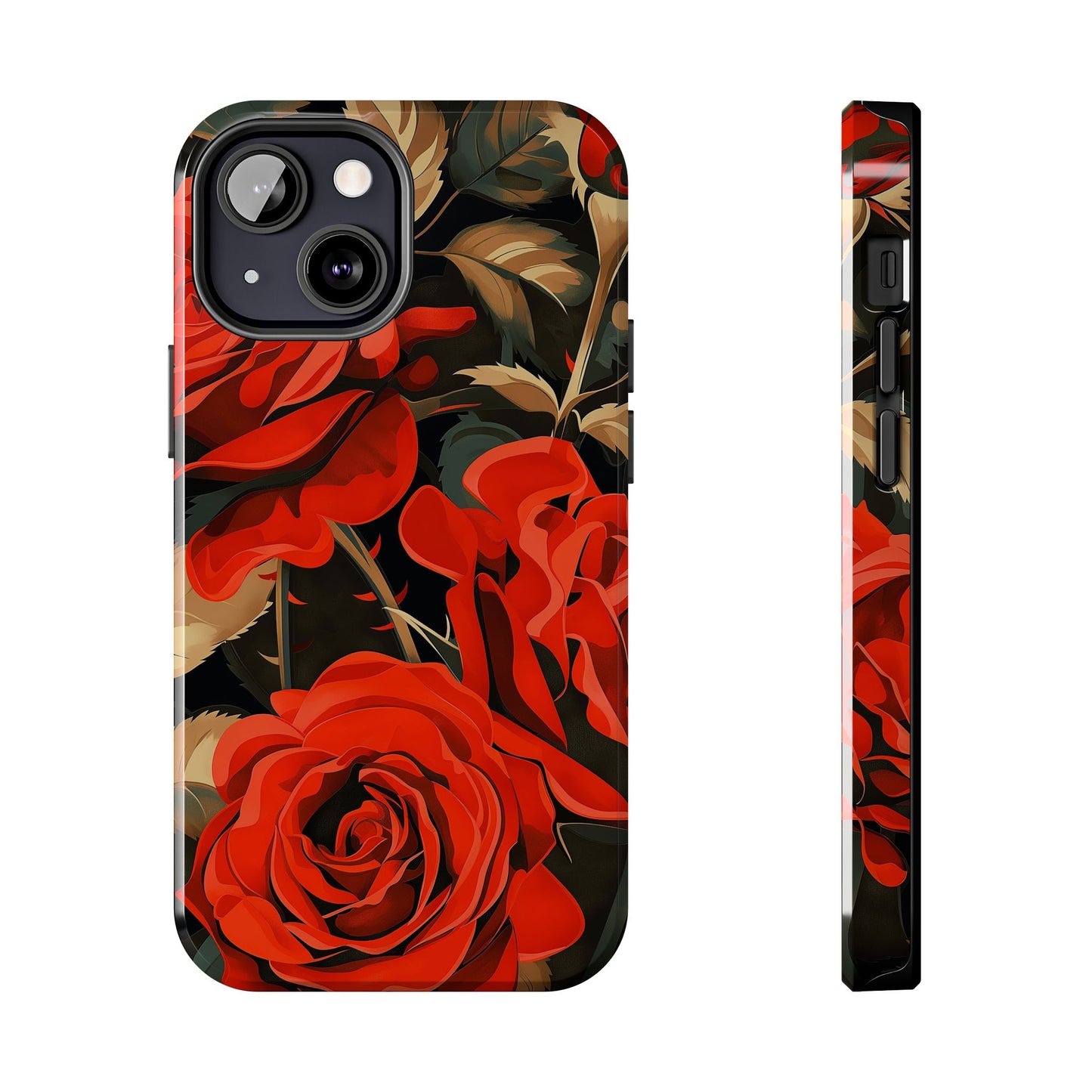 Rose Garden Tough Phone Case Protective Floral Cell Phone Cover