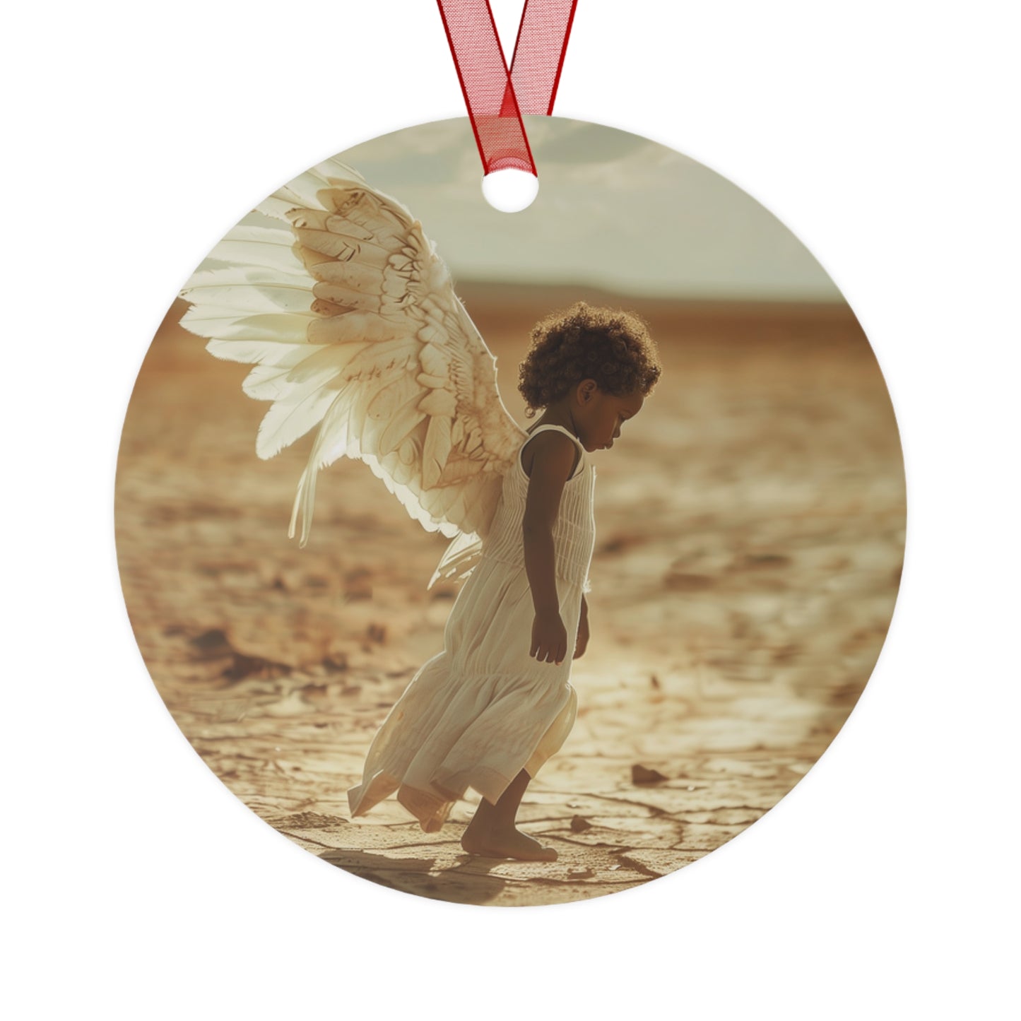 BLACK ANGEL WINGS - Xmas Ornament