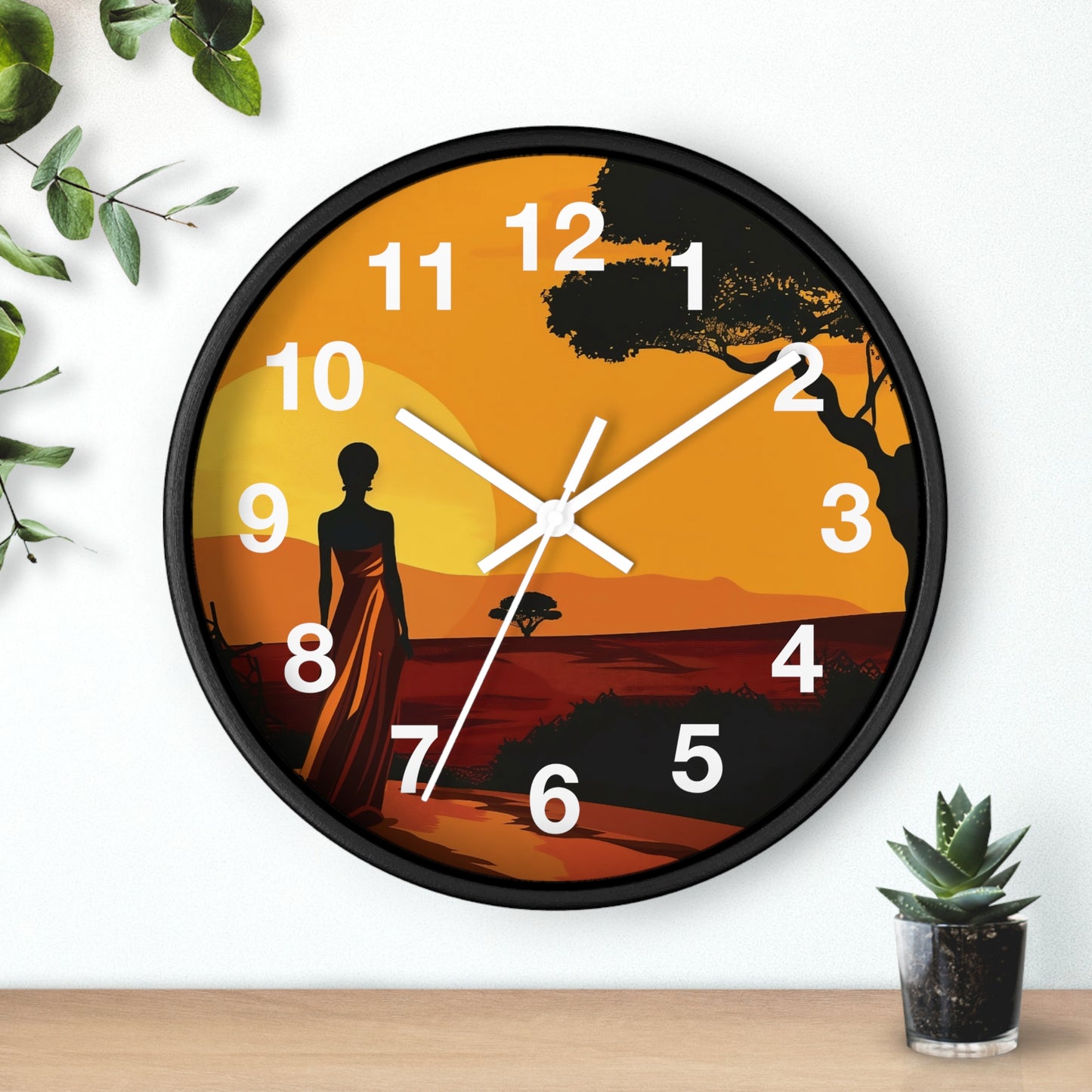 AFRICAN SUNSETS - Wall Clock