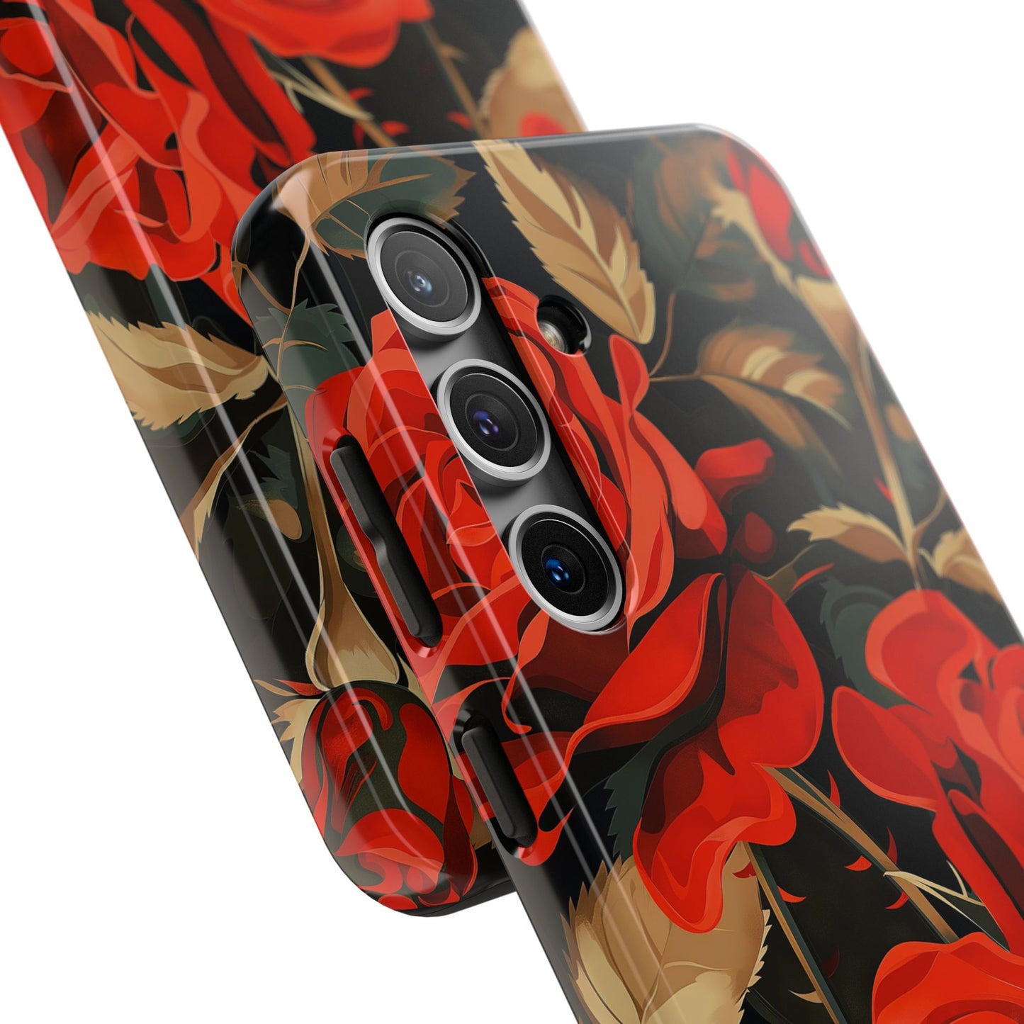 Rose Garden Tough Phone Case Protective Floral Cell Phone Cover