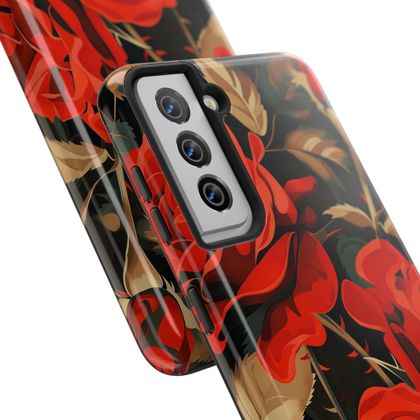 Rose Garden Tough Phone Case Protective Floral Cell Phone Cover