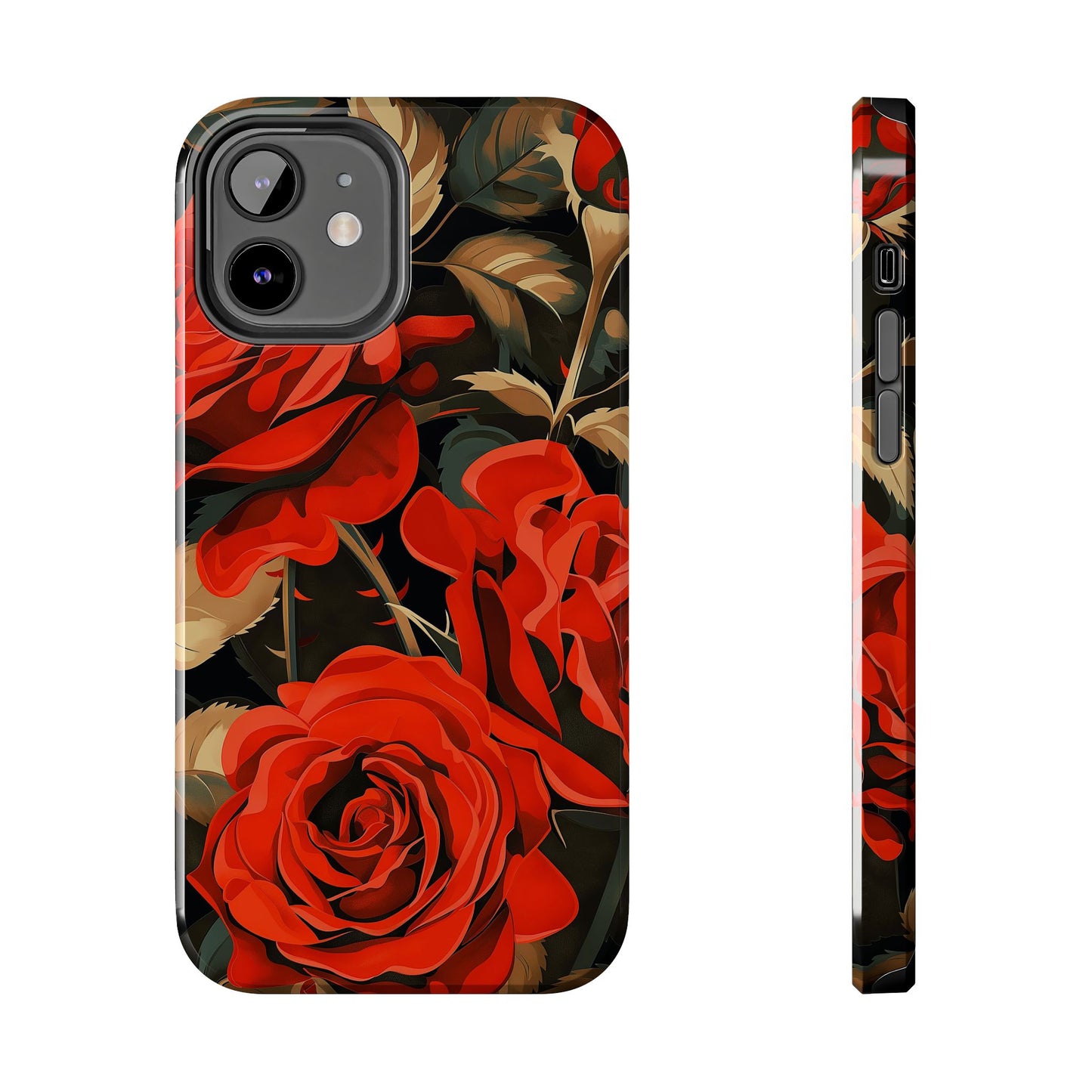 Rose Garden Tough Phone Case Protective Floral Cell Phone Cover
