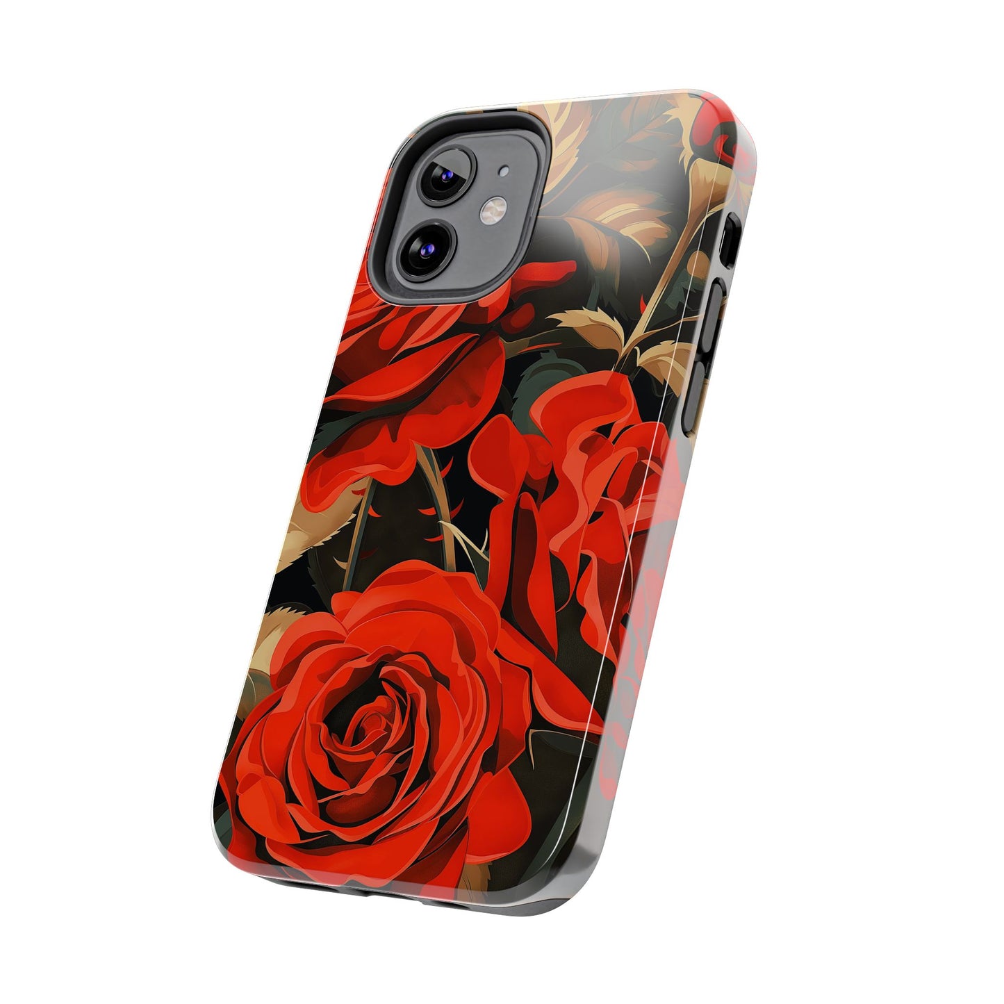 Rose Garden Tough Phone Case Protective Floral Cell Phone Cover