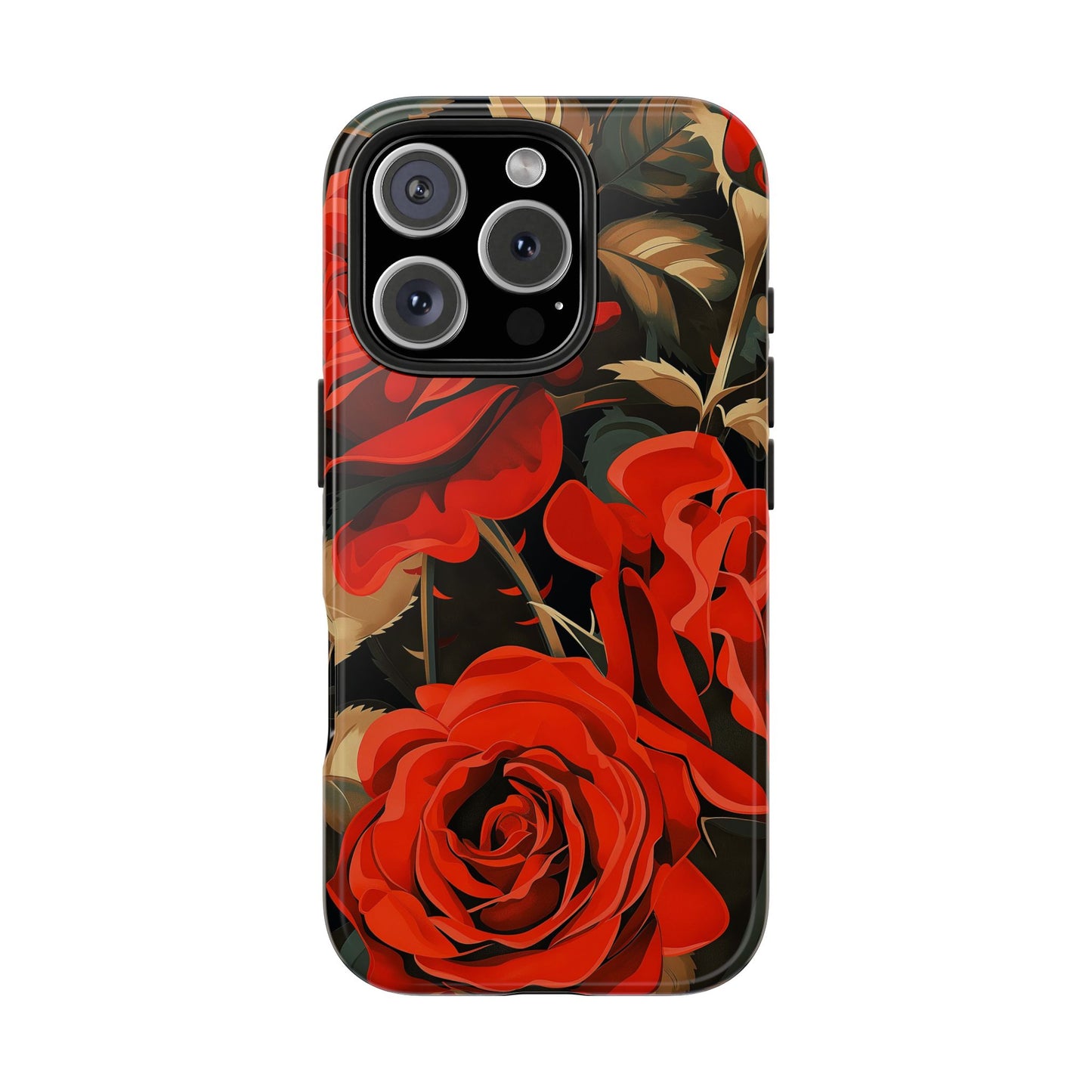 Rose Garden Tough Phone Case Protective Floral Cell Phone Cover