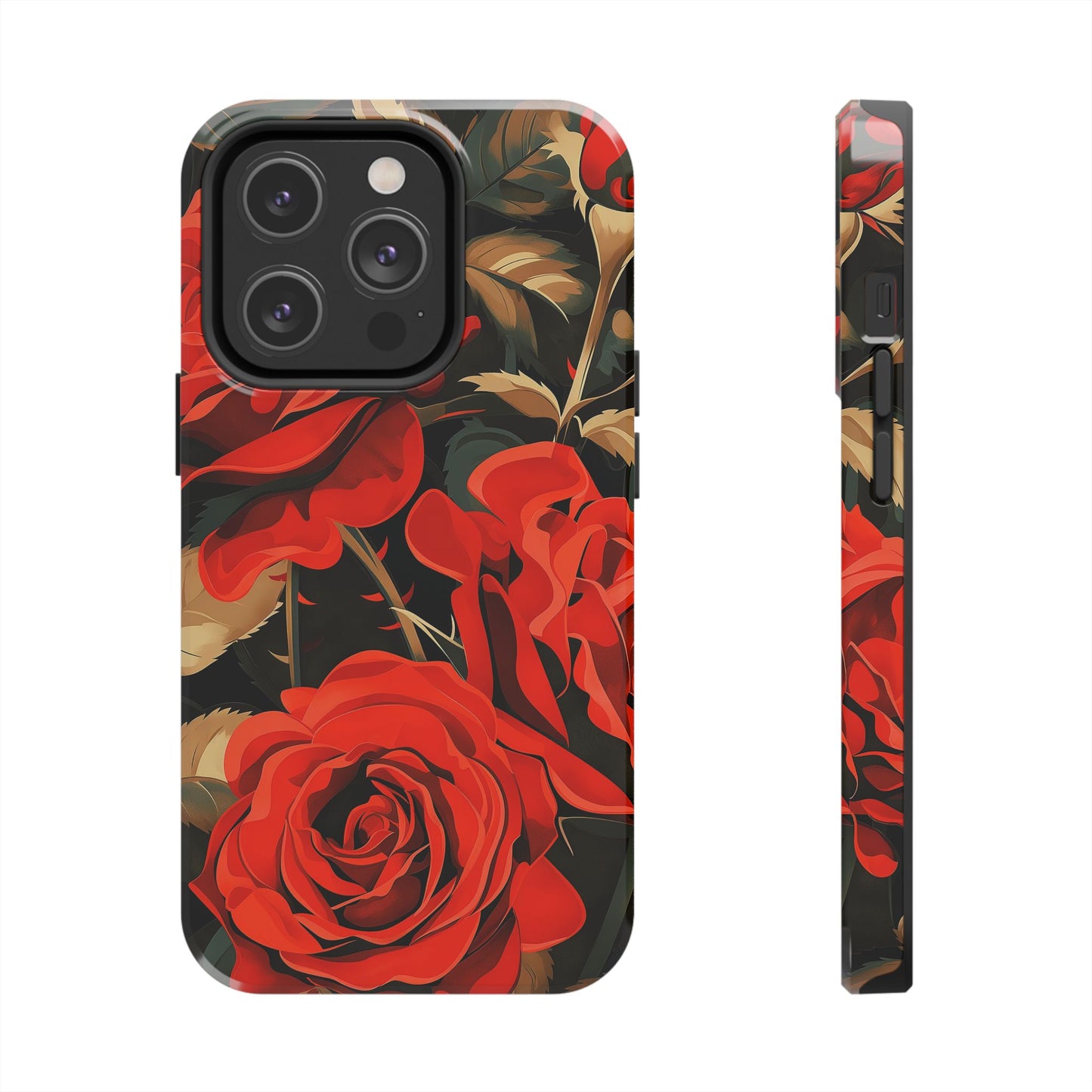Rose Garden Tough Phone Case Protective Floral Cell Phone Cover