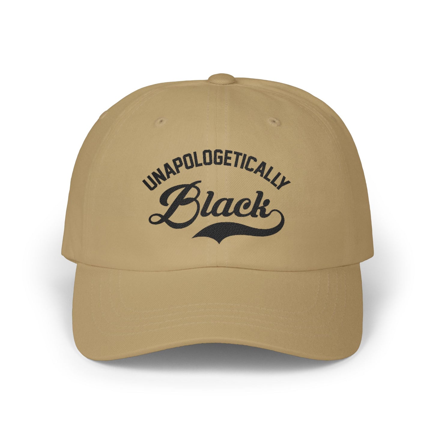 Unapologetically Black Dad Cap — Embroidered Statement Baseball Hat