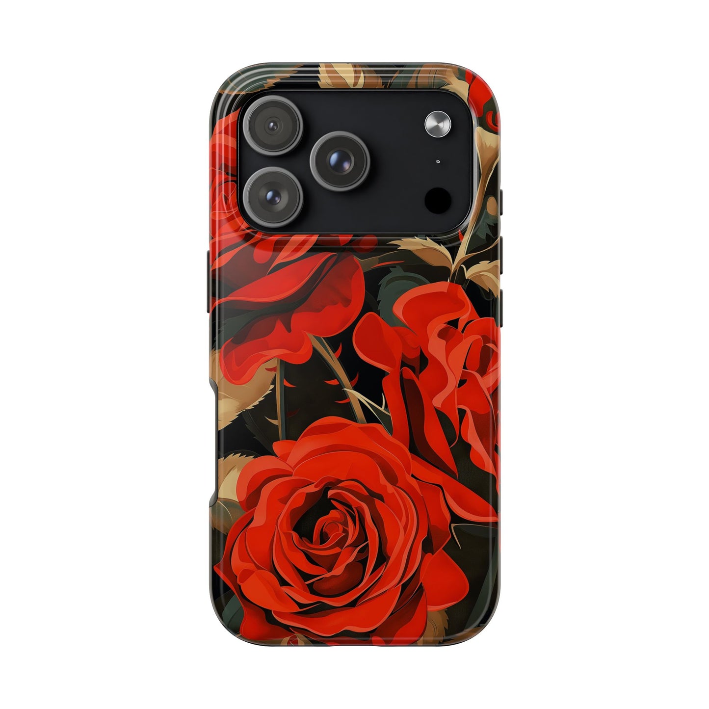 Rose Garden Tough Phone Case Protective Floral Cell Phone Cover