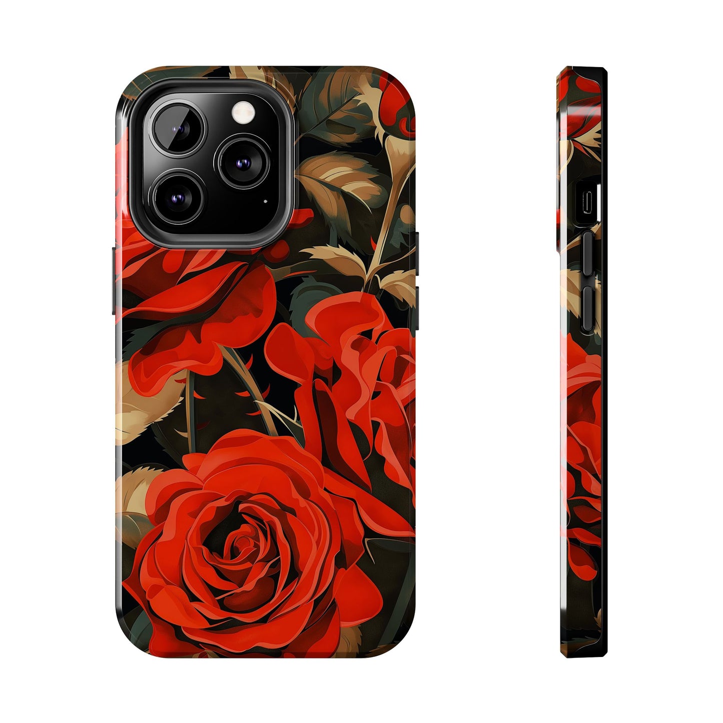 Rose Garden Tough Phone Case Protective Floral Cell Phone Cover