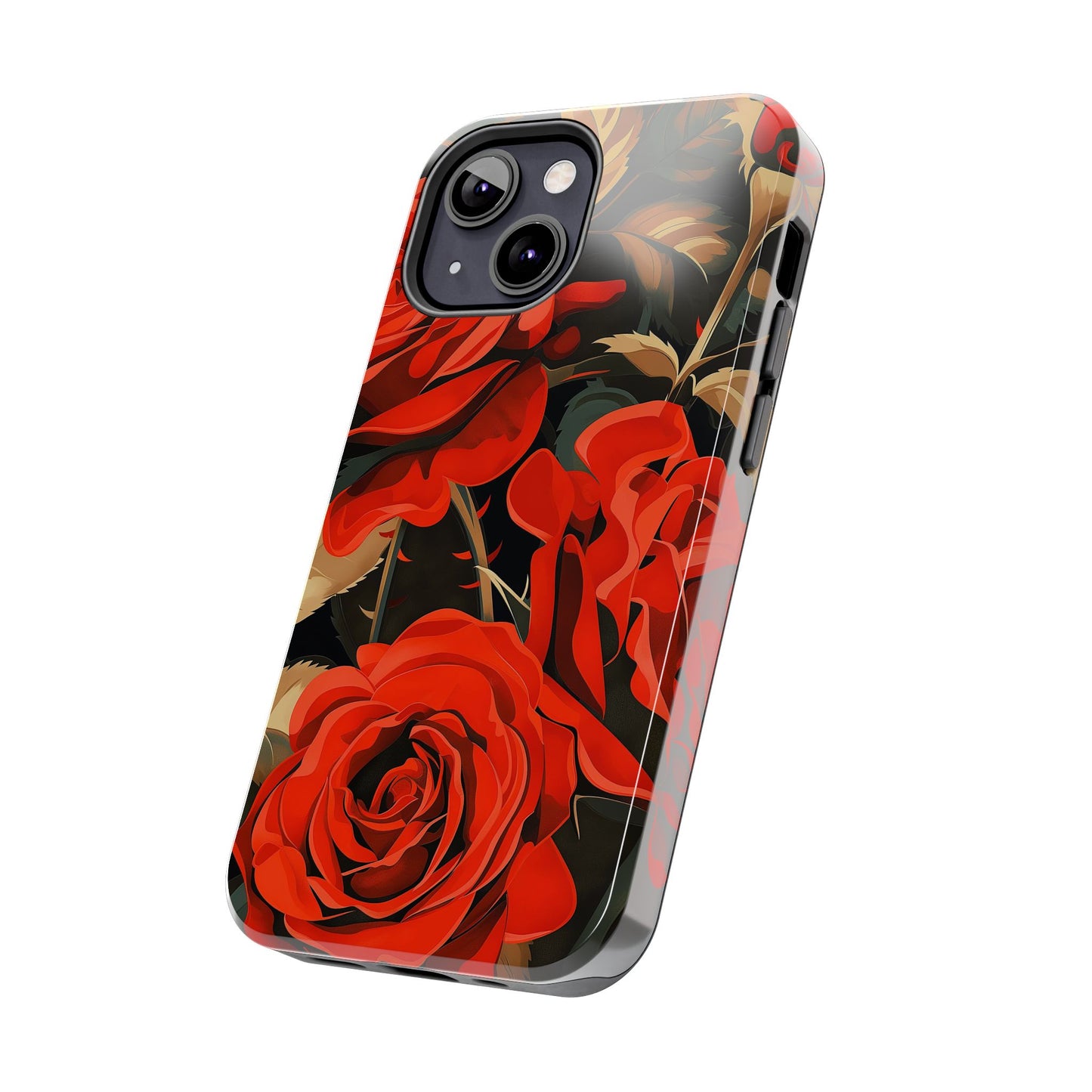 Rose Garden Tough Phone Case Protective Floral Cell Phone Cover
