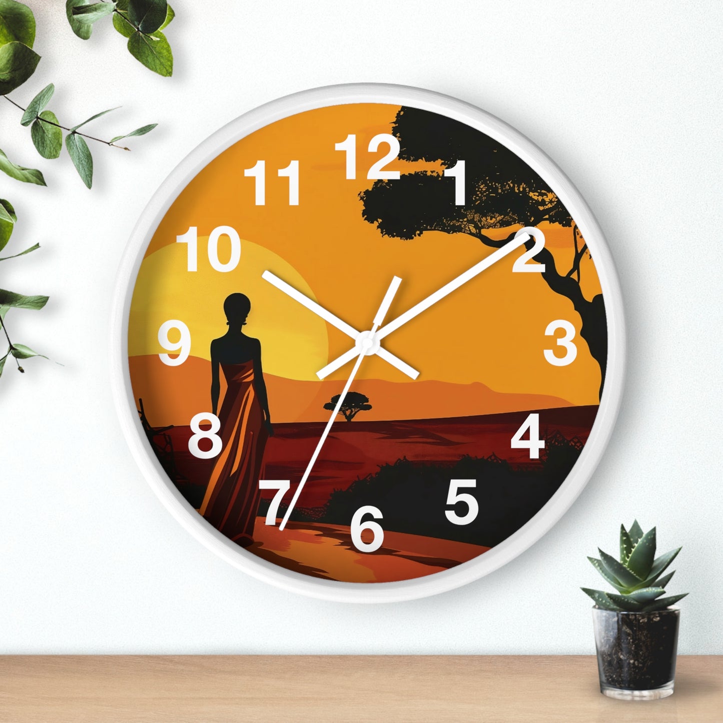 AFRICAN SUNSETS - Wall Clock