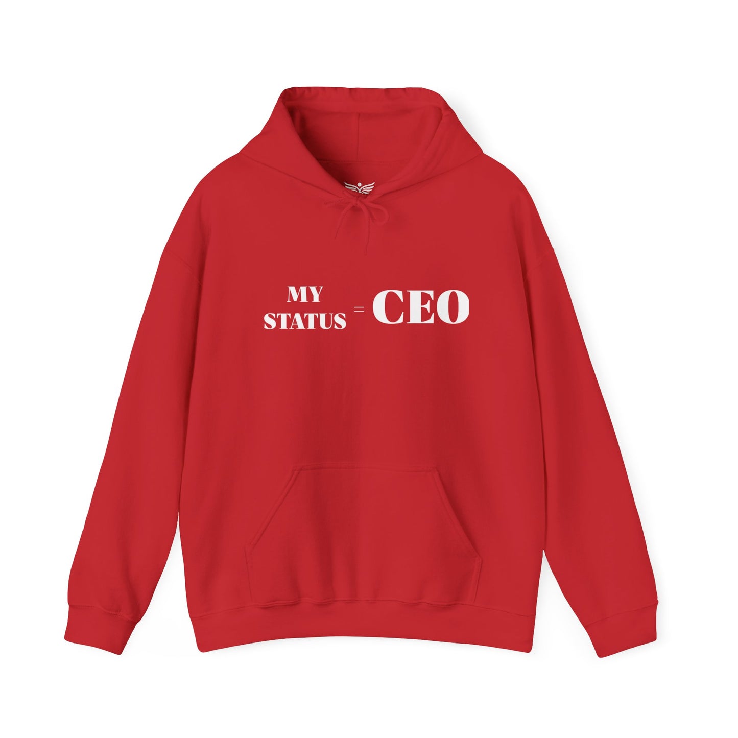MY STATUS = CEO - Black Unisex Hoodie