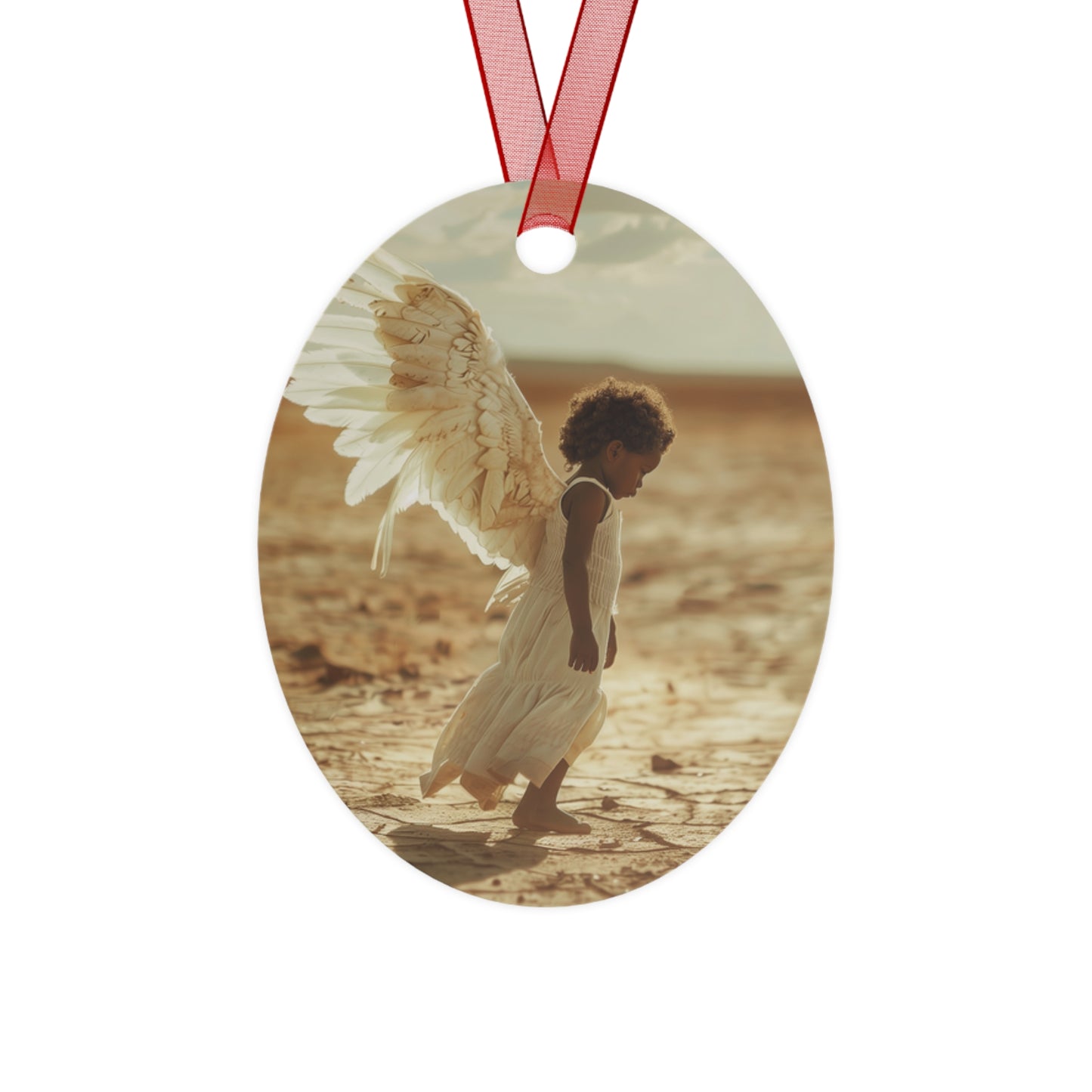 BLACK ANGEL WINGS - Xmas Ornament