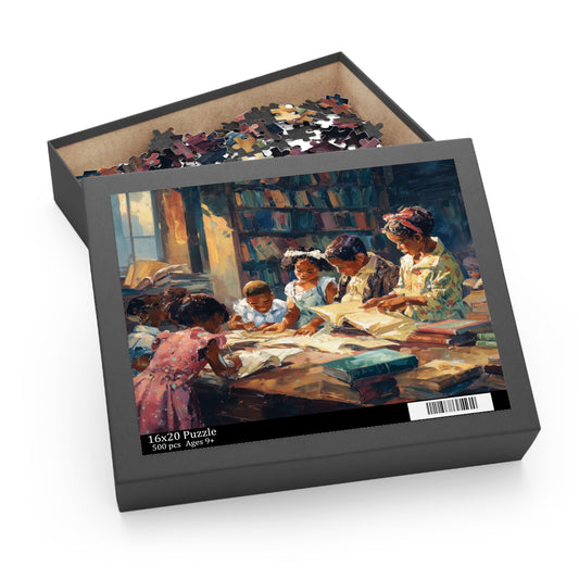 THE LIBRARY OF TOMRW - Puzzle