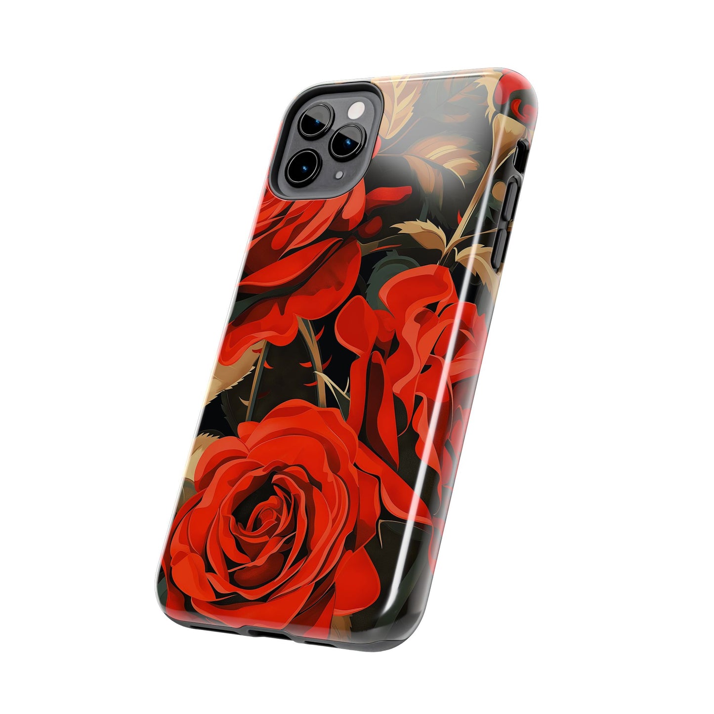 Rose Garden Tough Phone Case Protective Floral Cell Phone Cover