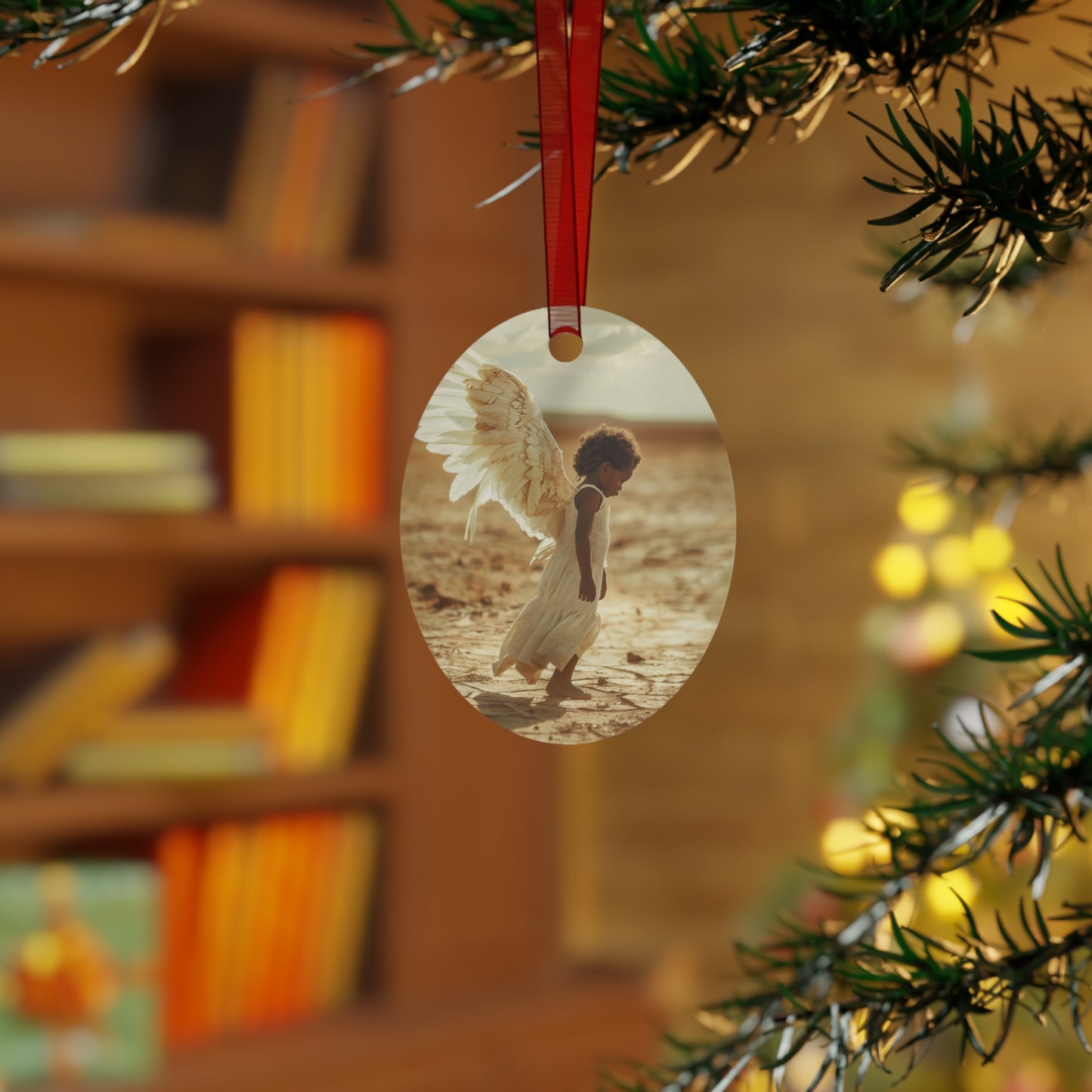 BLACK ANGEL WINGS - Xmas Ornament