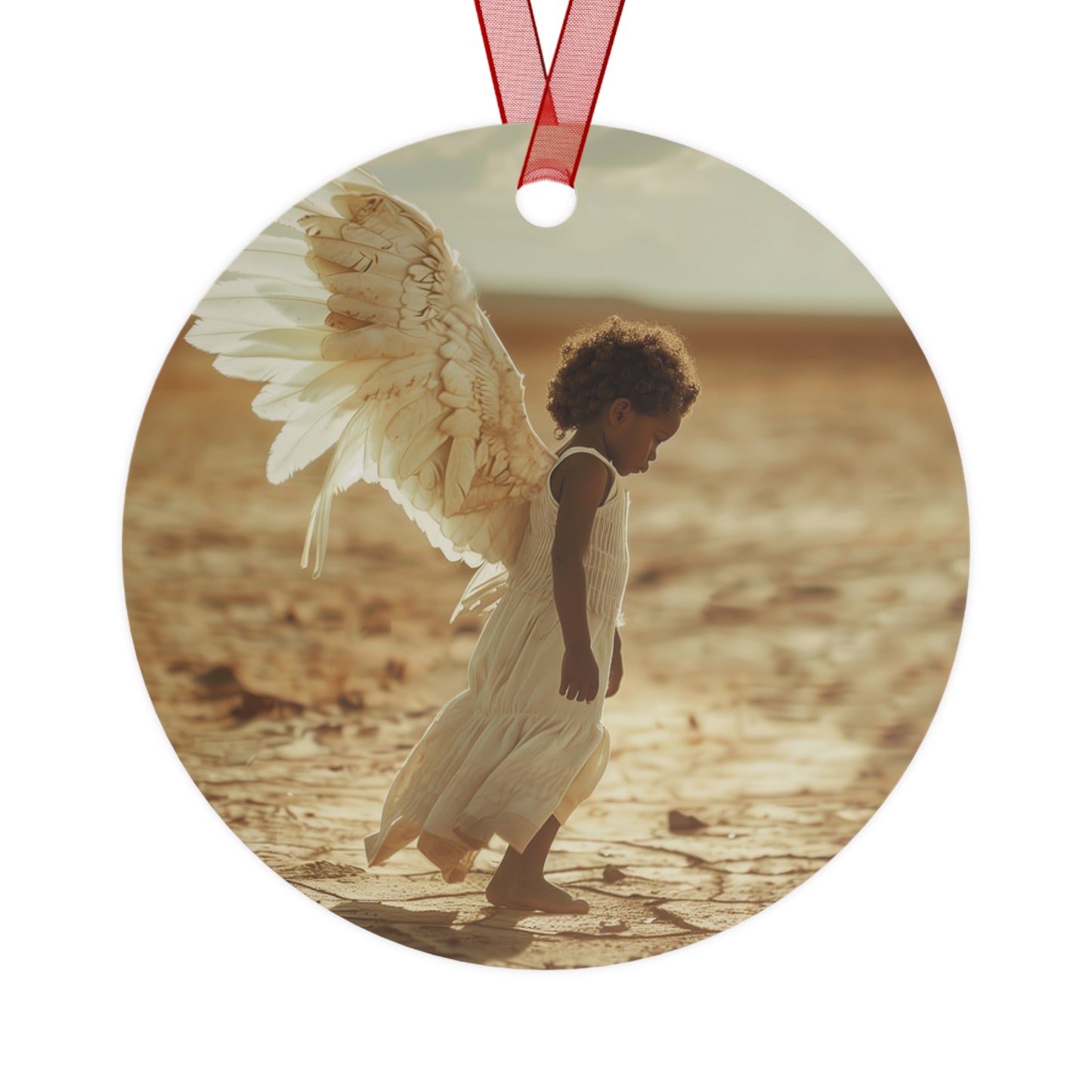 BLACK ANGEL WINGS - Xmas Ornament