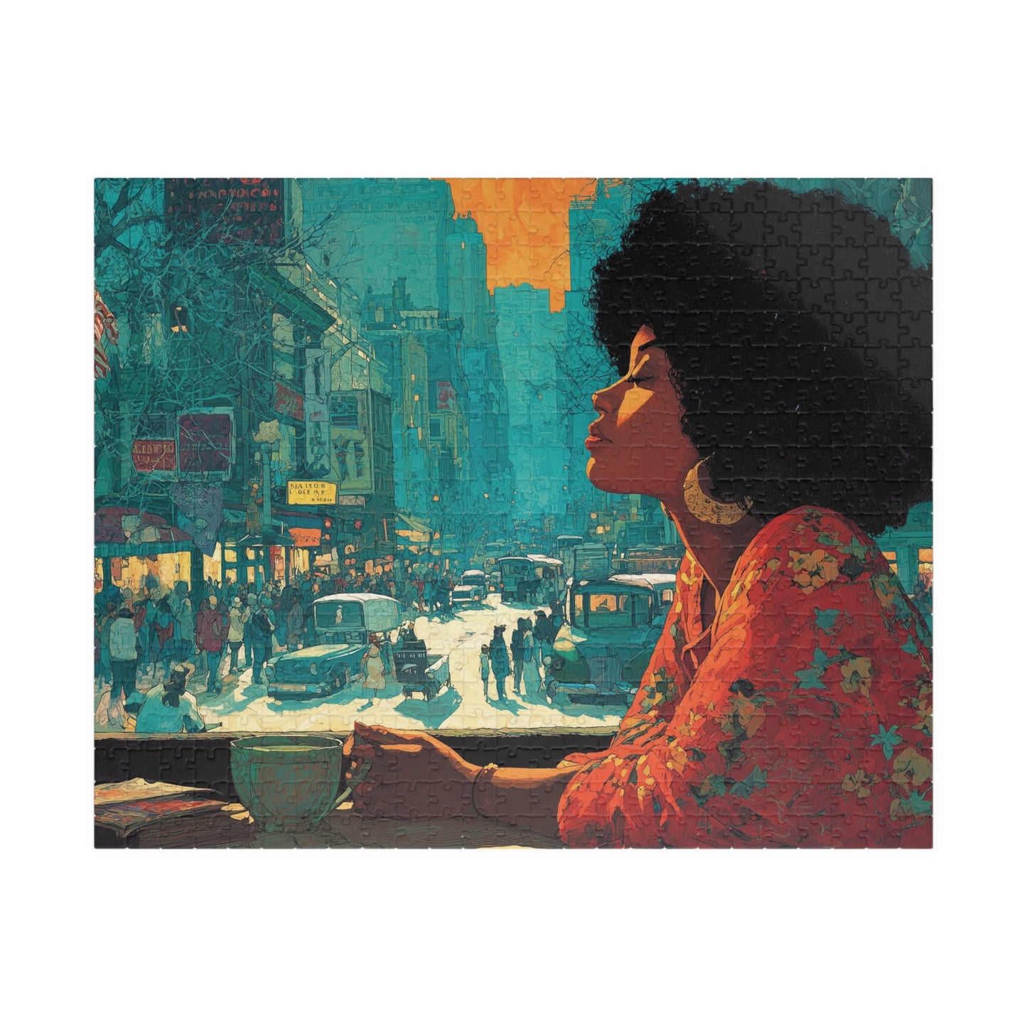 STILLNESS ABOVE THE CITY Puzzle