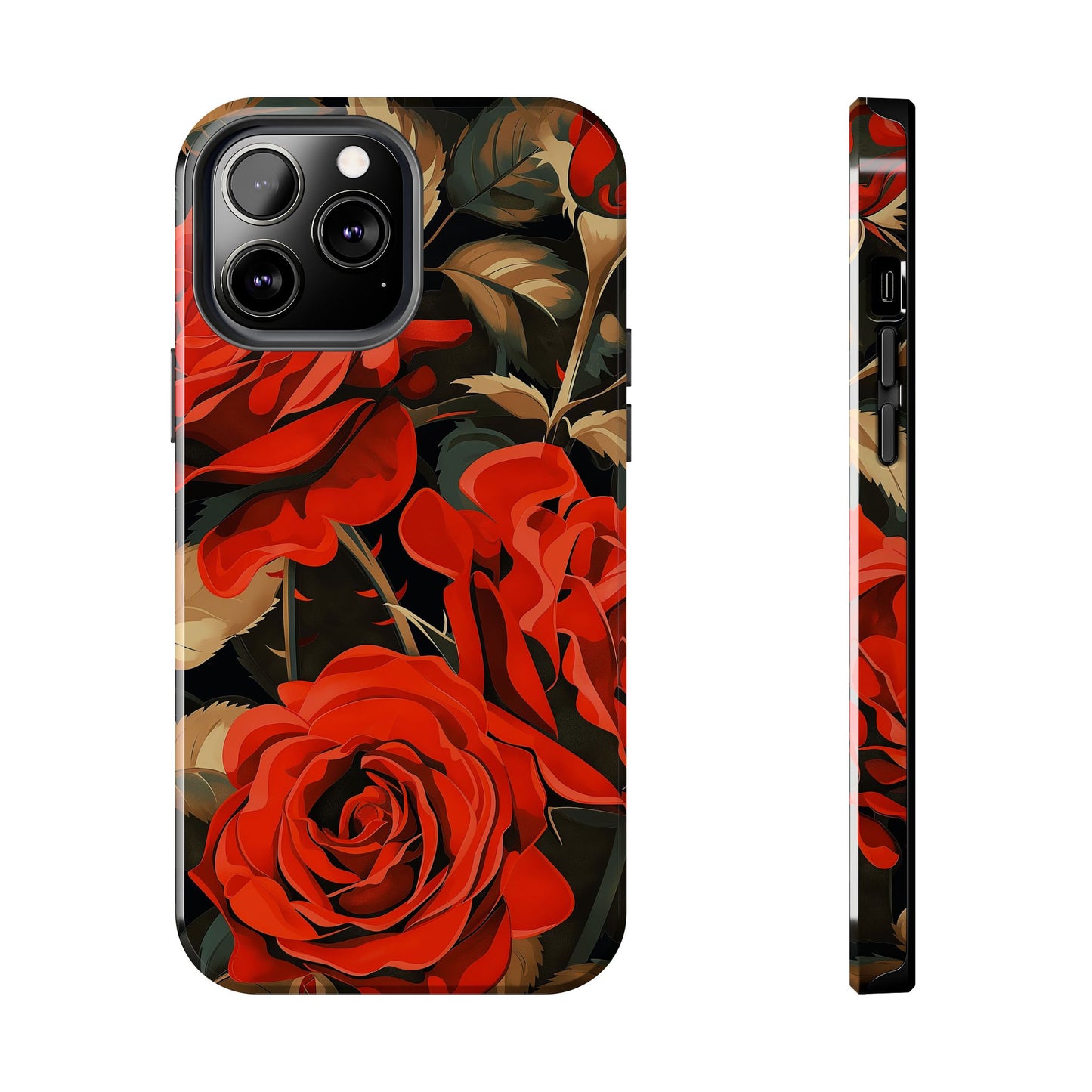 Rose Garden Tough Phone Case Protective Floral Cell Phone Cover