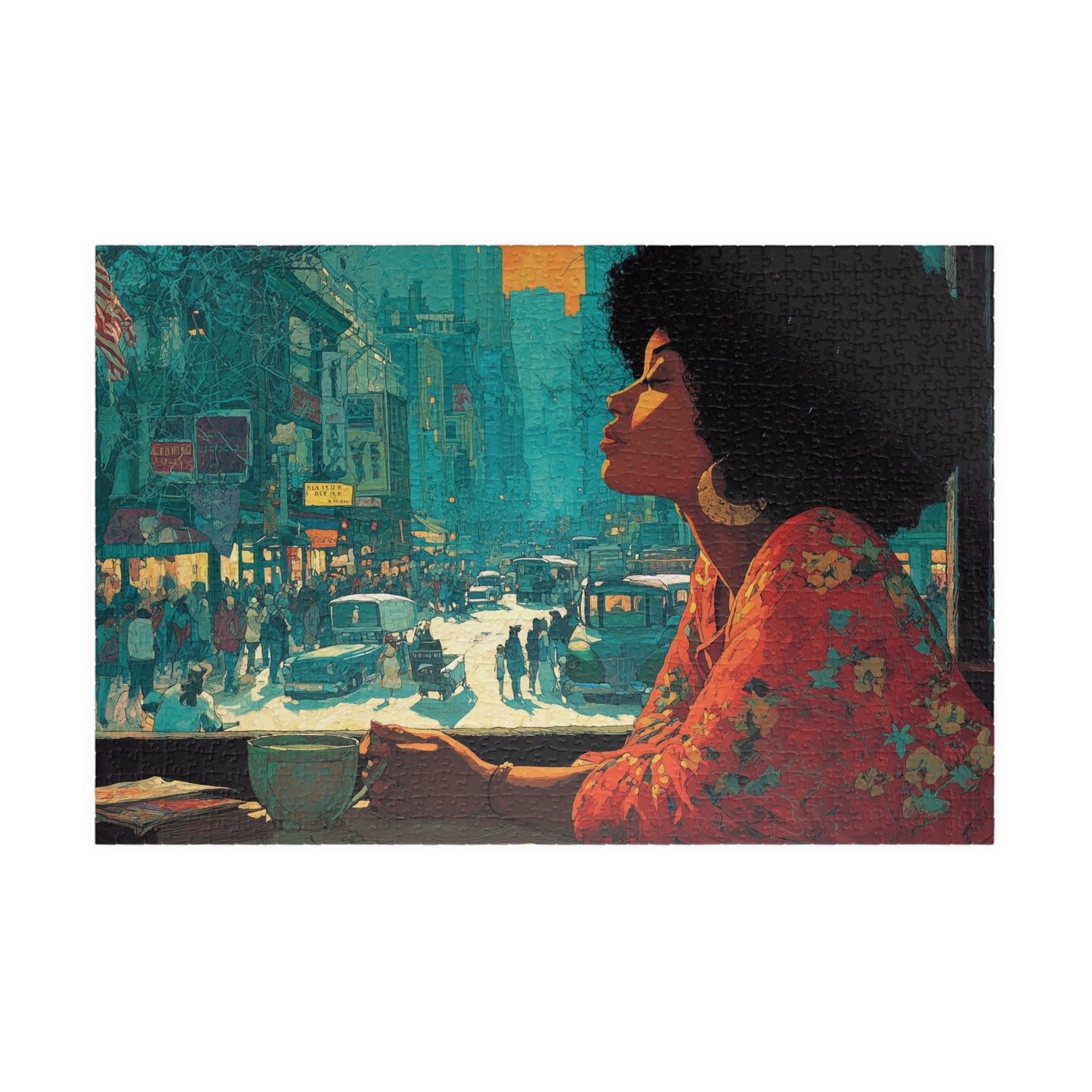 STILLNESS ABOVE THE CITY Puzzle