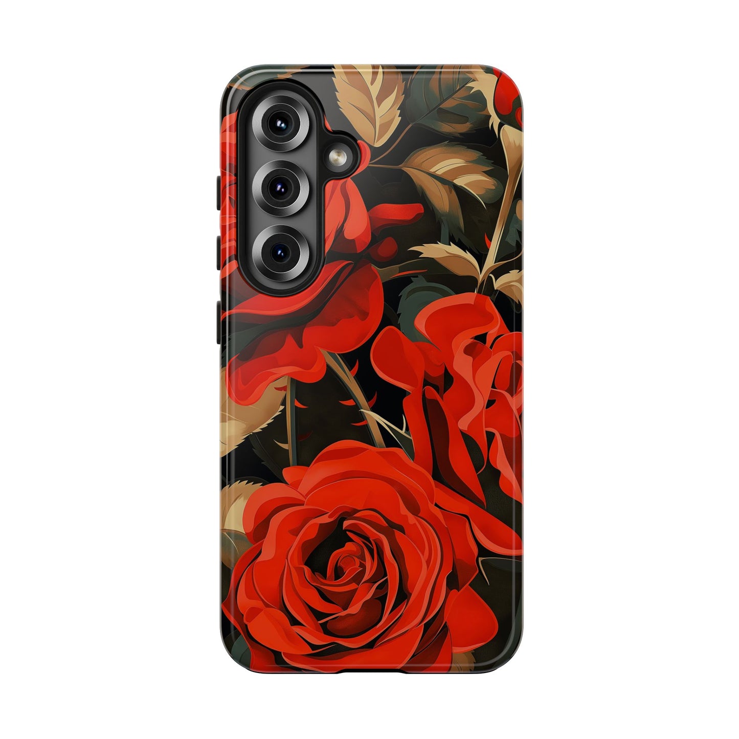 Rose Garden Tough Phone Case Protective Floral Cell Phone Cover