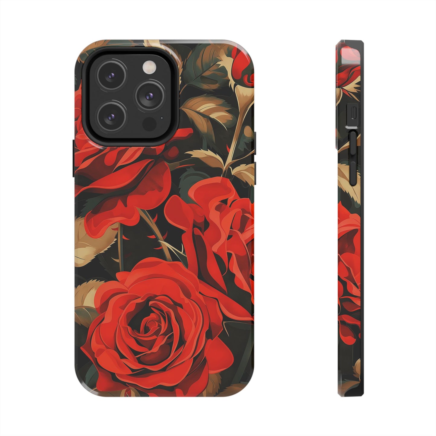 Rose Garden Tough Phone Case Protective Floral Cell Phone Cover