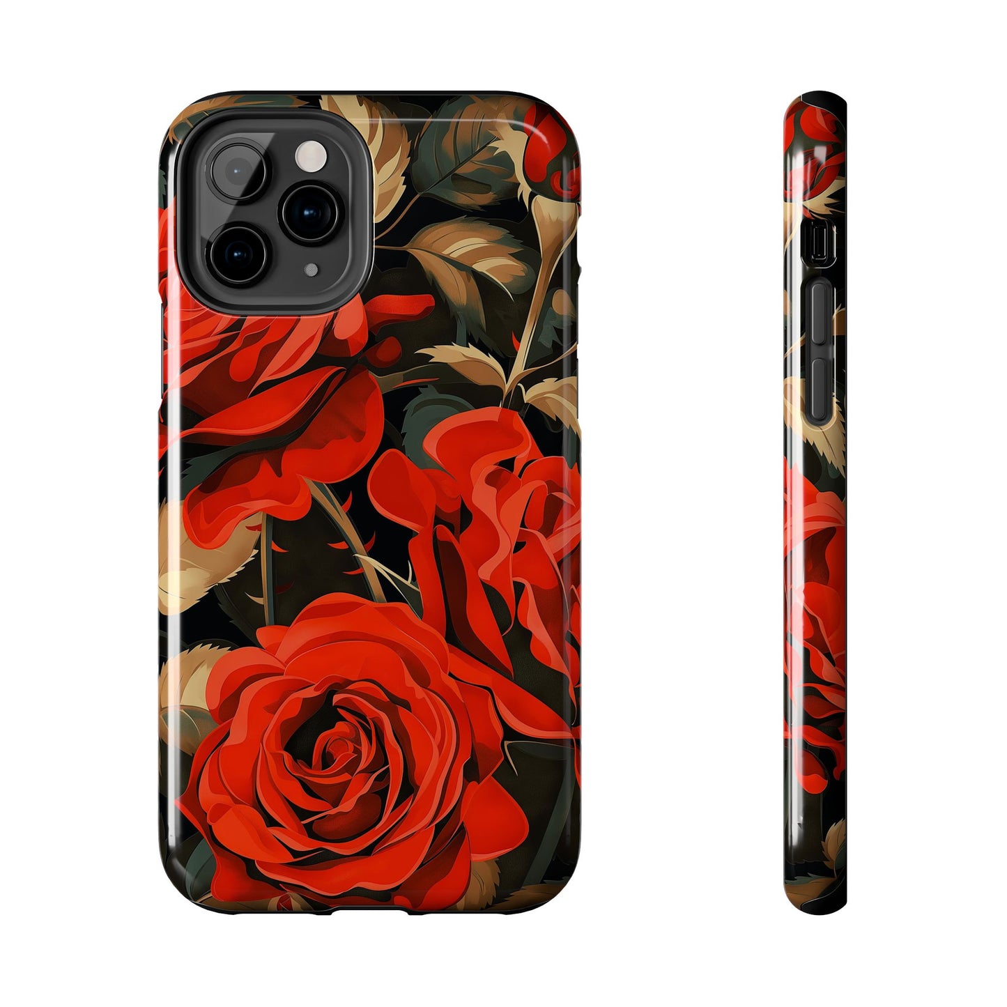 Rose Garden Tough Phone Case Protective Floral Cell Phone Cover