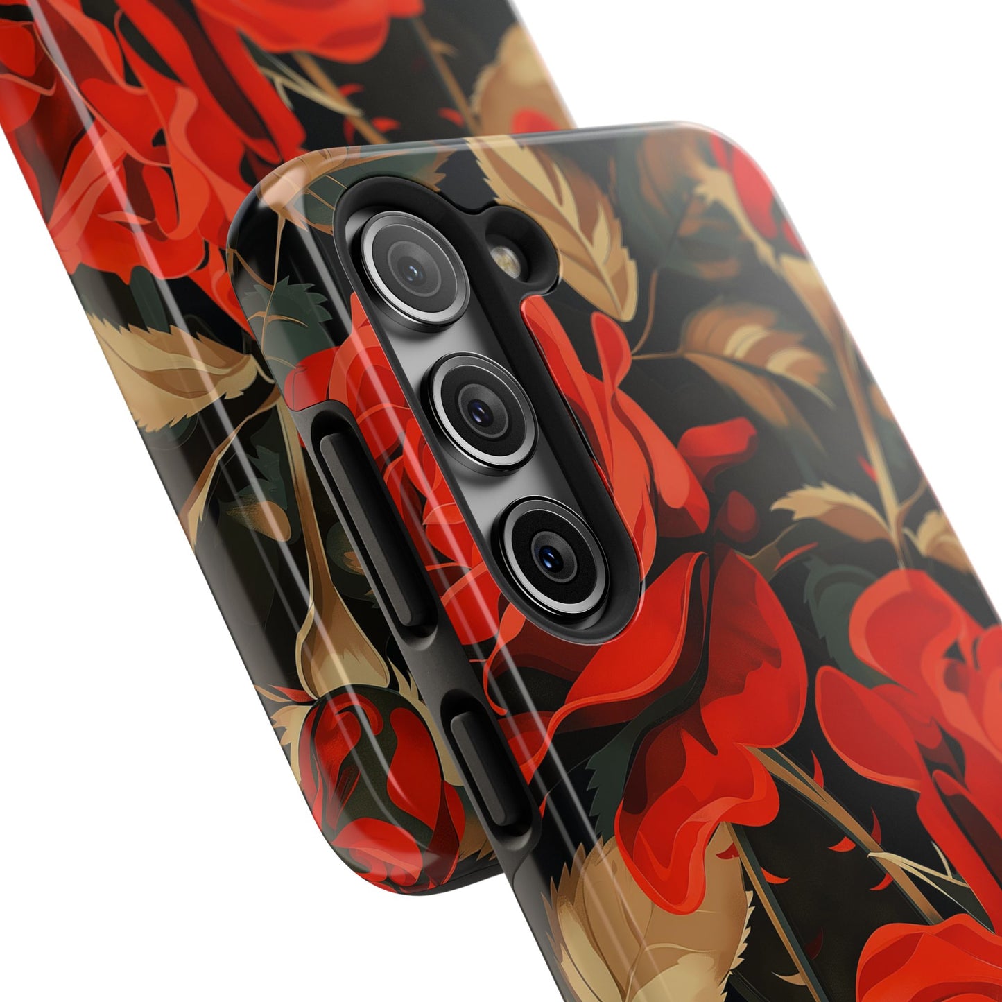 Rose Garden Tough Phone Case Protective Floral Cell Phone Cover