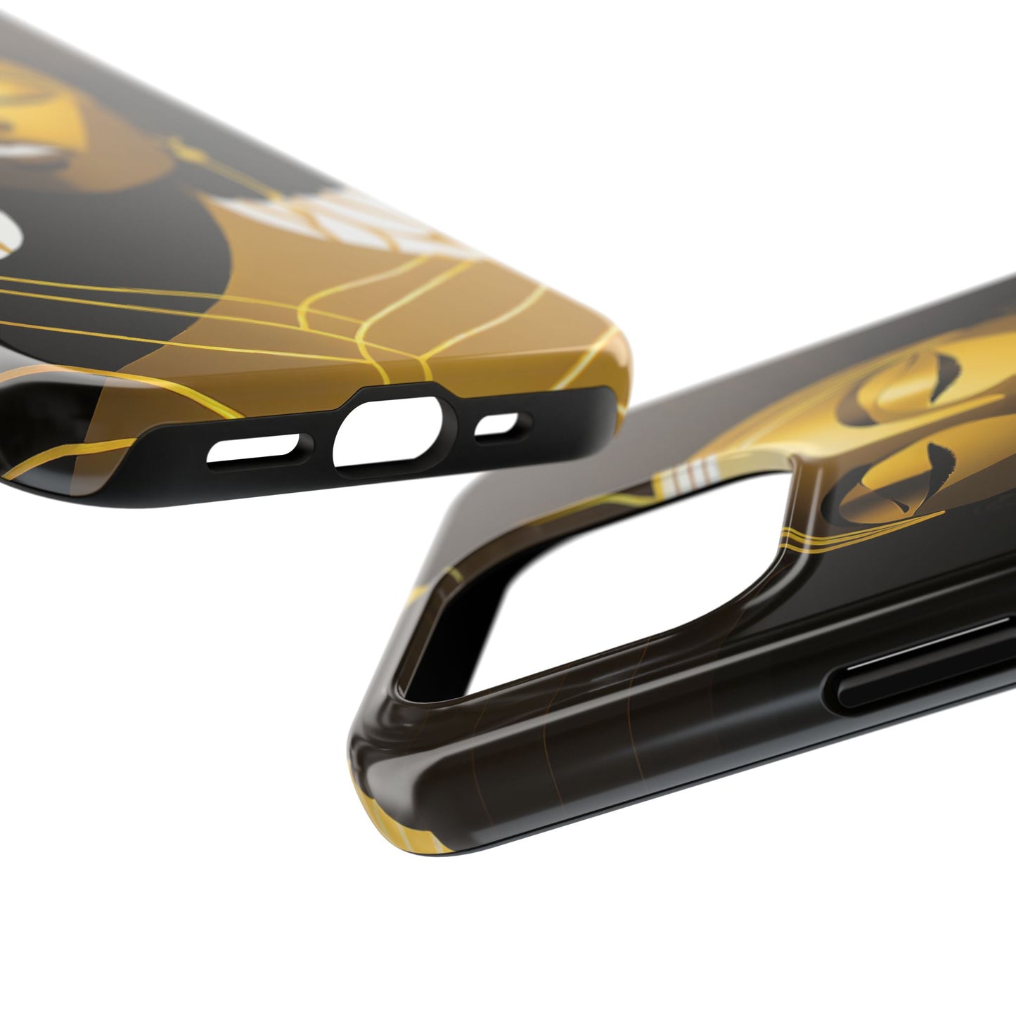 Golden Goddess Tough Phone Case — Afrocentric Art Protective Cell Phone Case