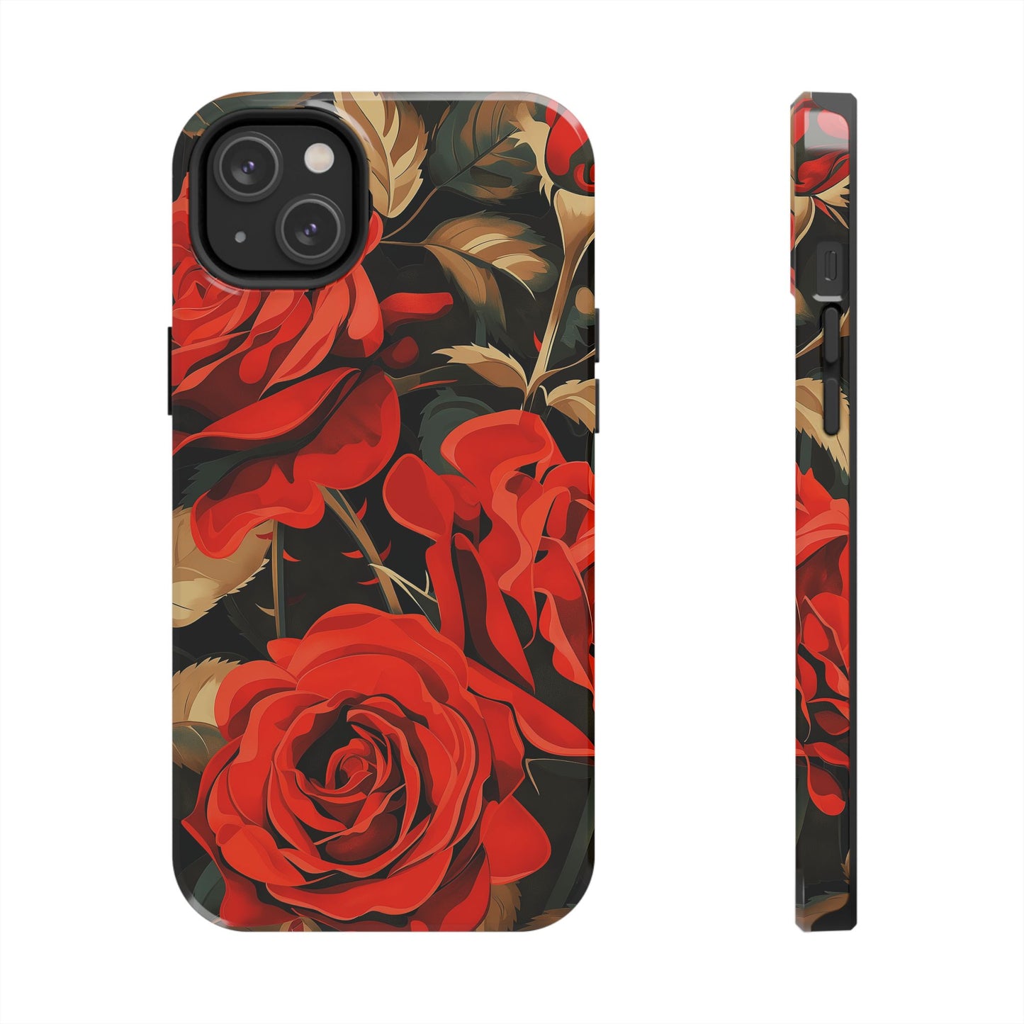 Rose Garden Tough Phone Case Protective Floral Cell Phone Cover