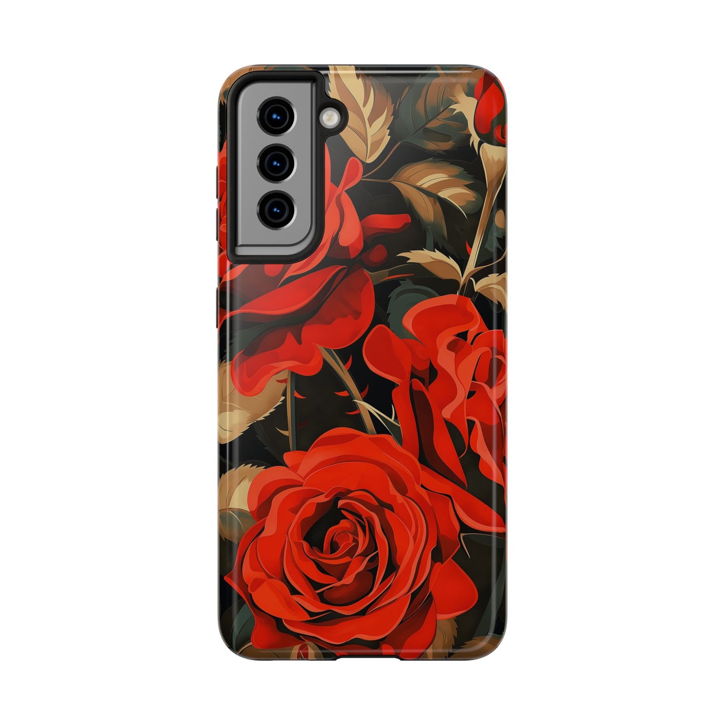 Rose Garden Tough Phone Case Protective Floral Cell Phone Cover