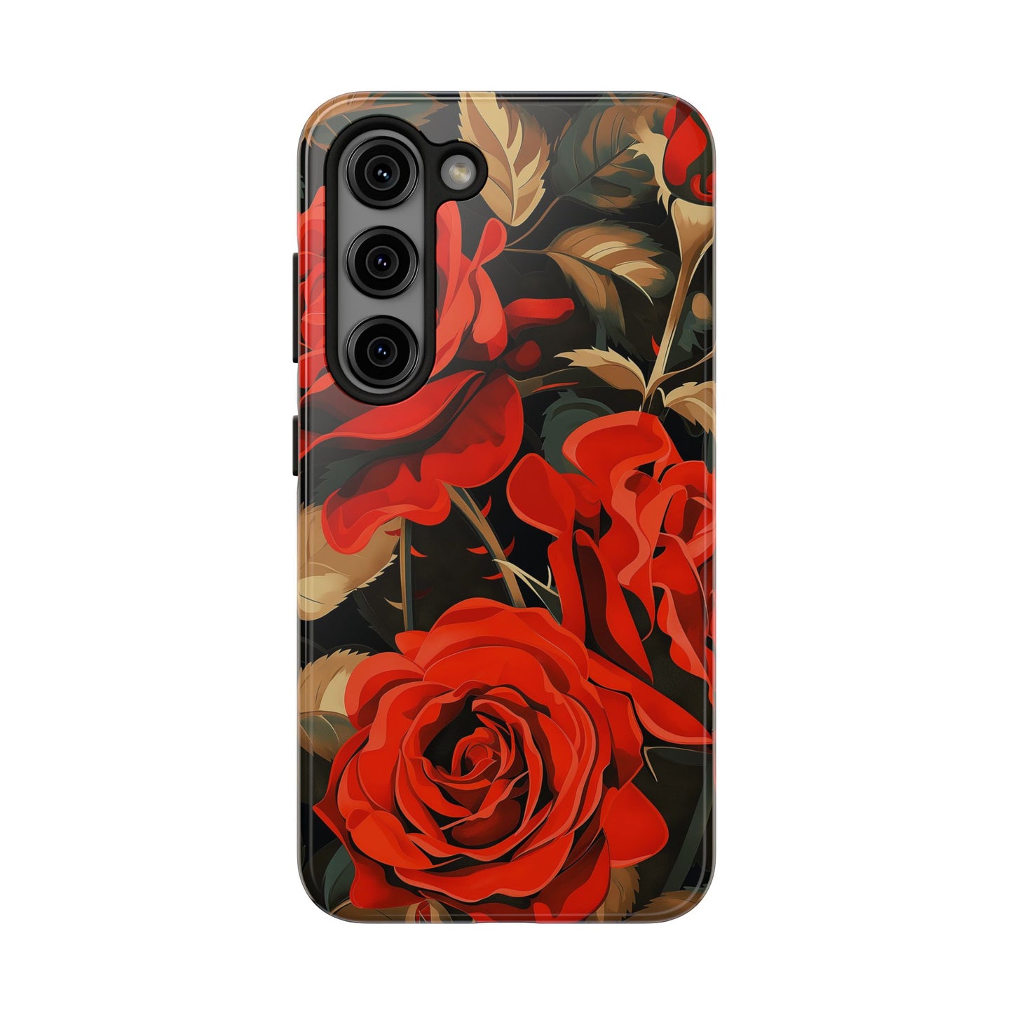 Rose Garden Tough Phone Case Protective Floral Cell Phone Cover