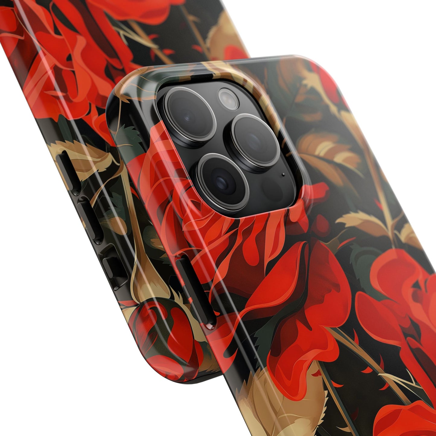 Rose Garden Tough Phone Case Protective Floral Cell Phone Cover