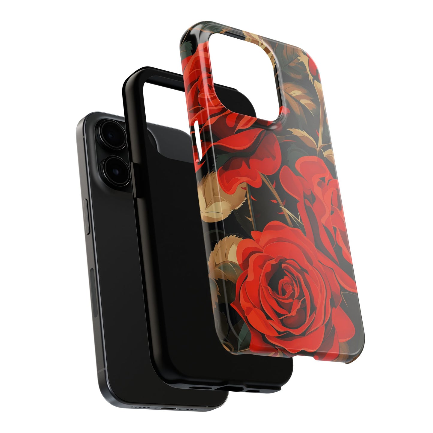 Rose Garden Tough Phone Case Protective Floral Cell Phone Cover