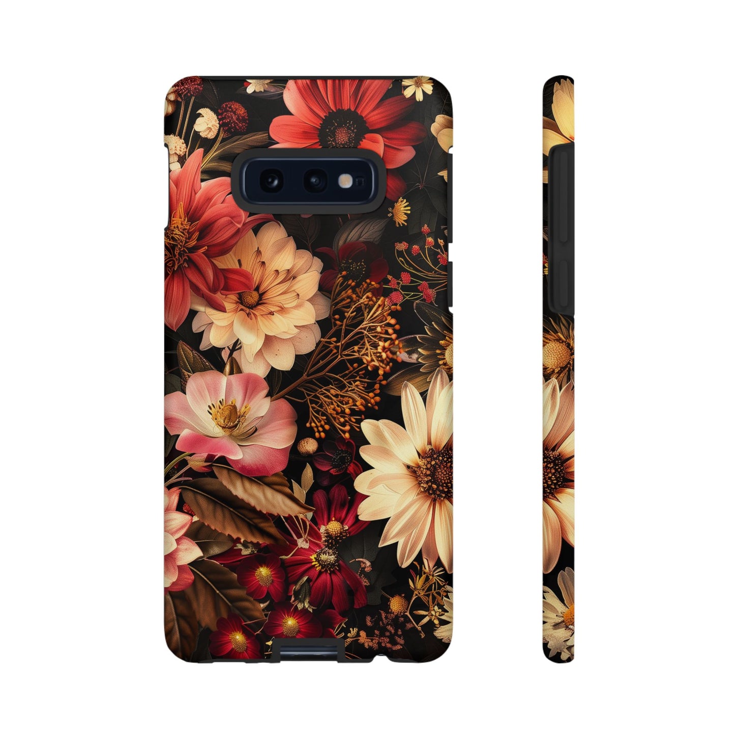 Floral Phone Case - Tough Cases, Stylish Floral Design, Gift for Her, Phone Accessories, Unique Flower Phone Cover, Trendy Tech