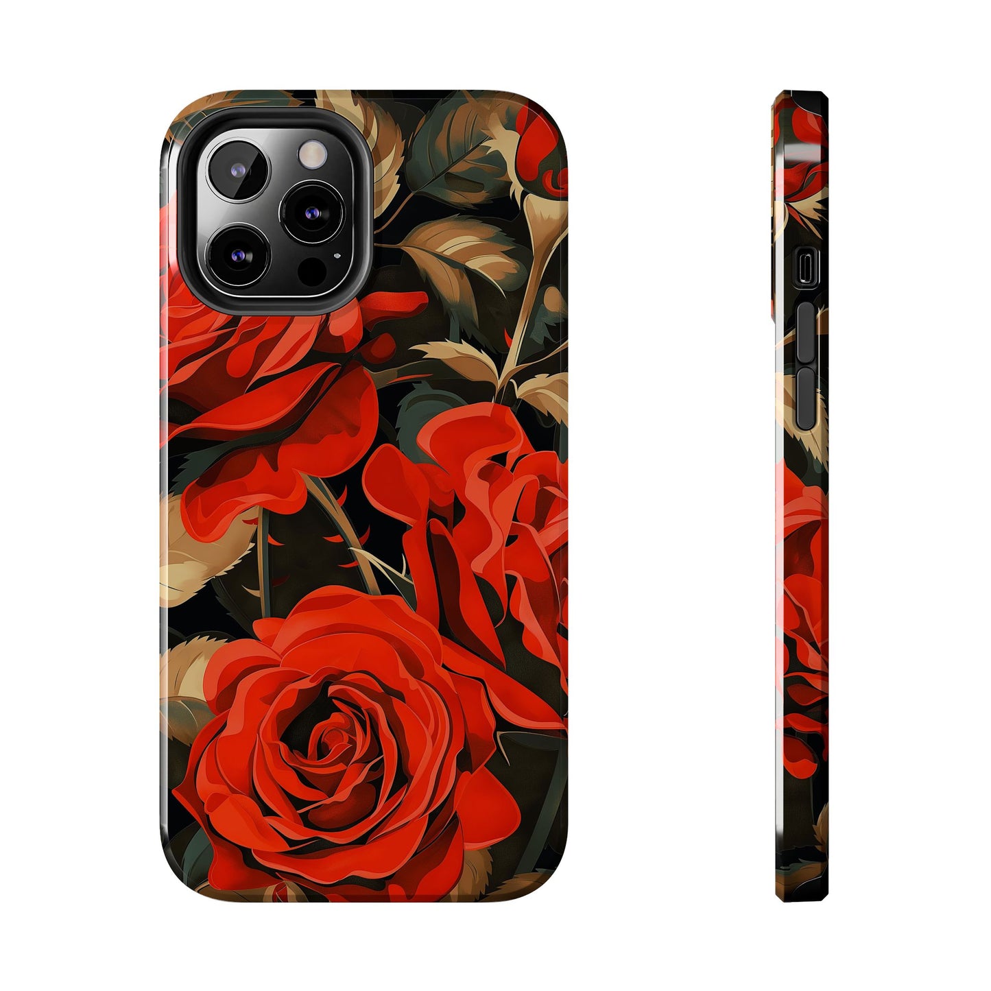 Rose Garden Tough Phone Case Protective Floral Cell Phone Cover