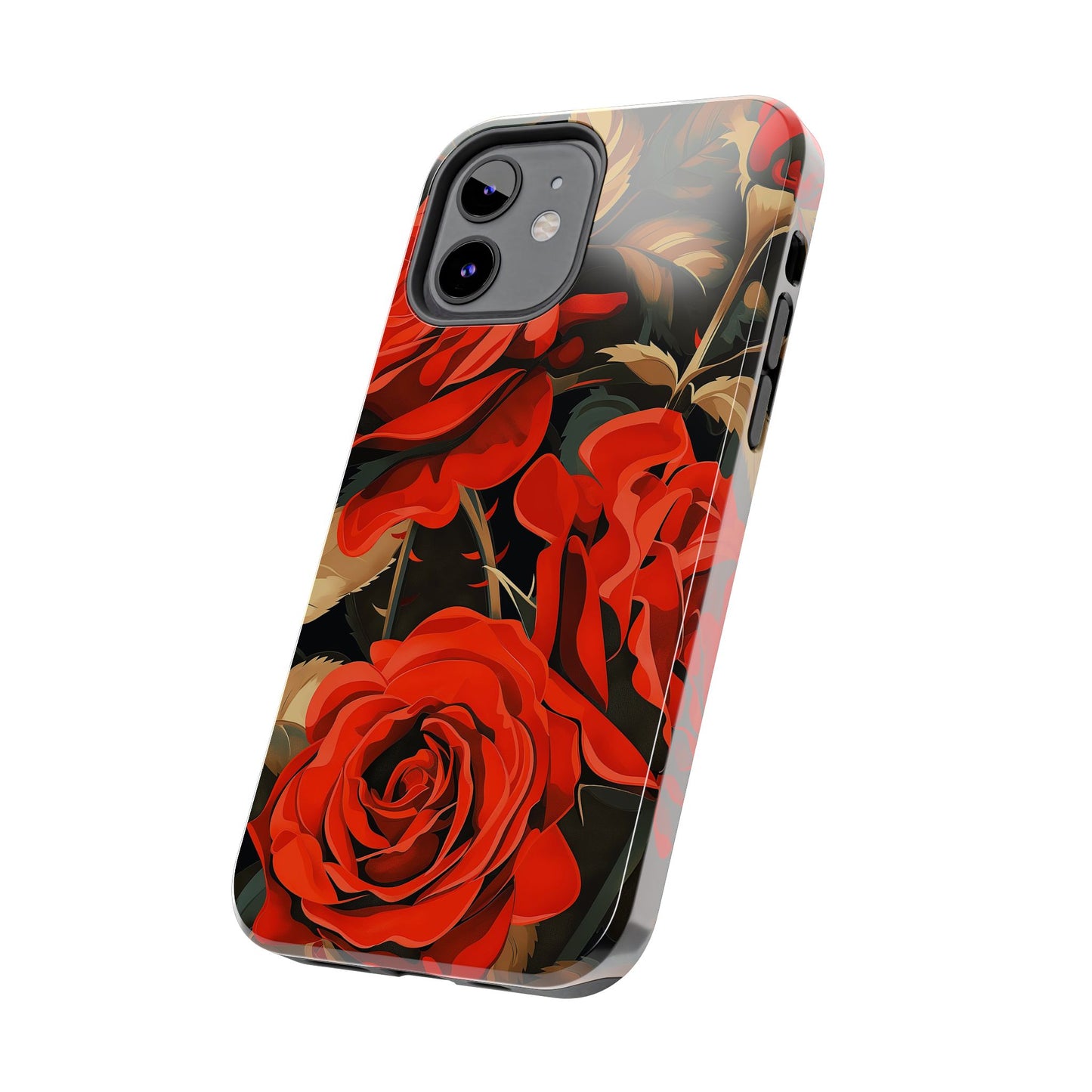 Rose Garden Tough Phone Case Protective Floral Cell Phone Cover