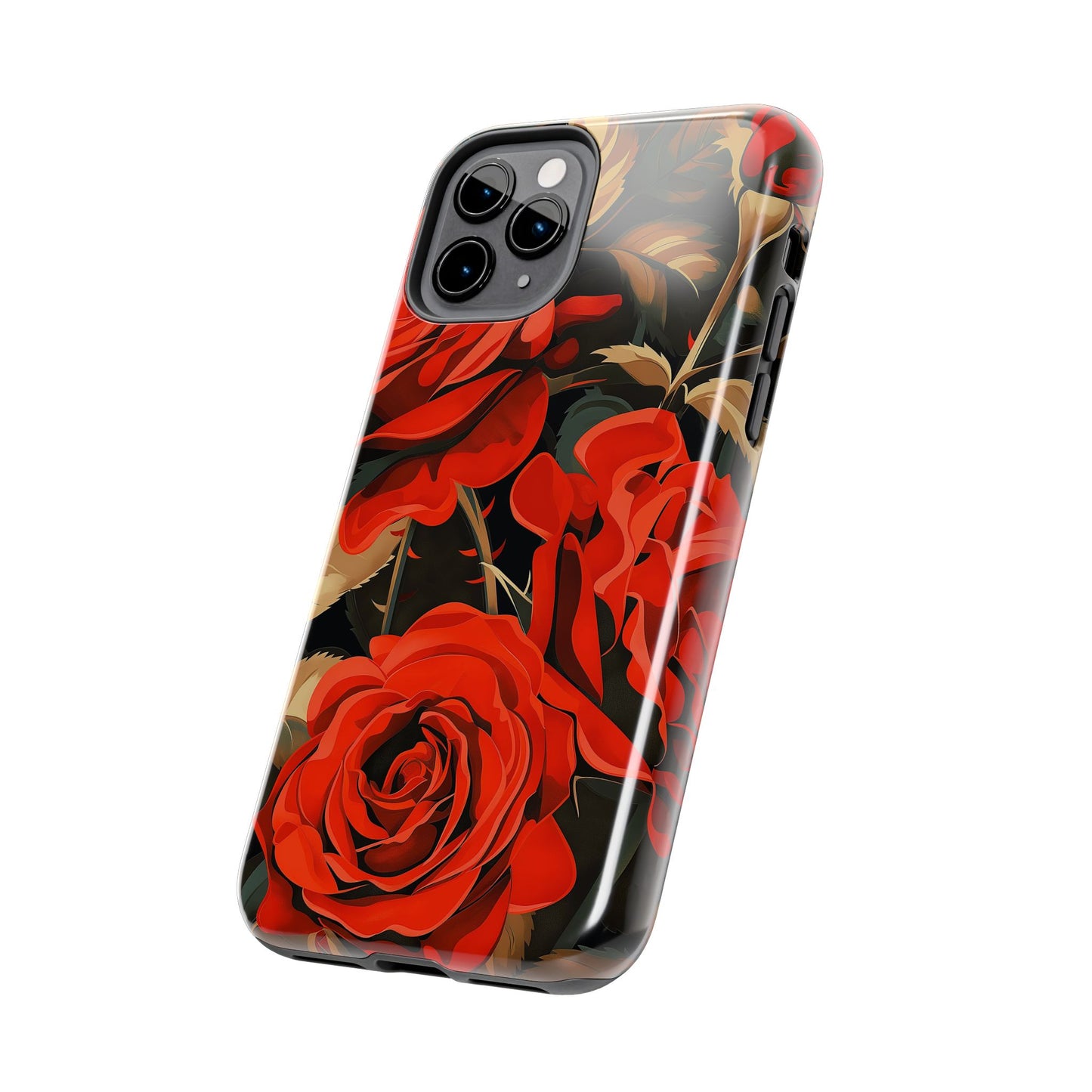 Rose Garden Tough Phone Case Protective Floral Cell Phone Cover