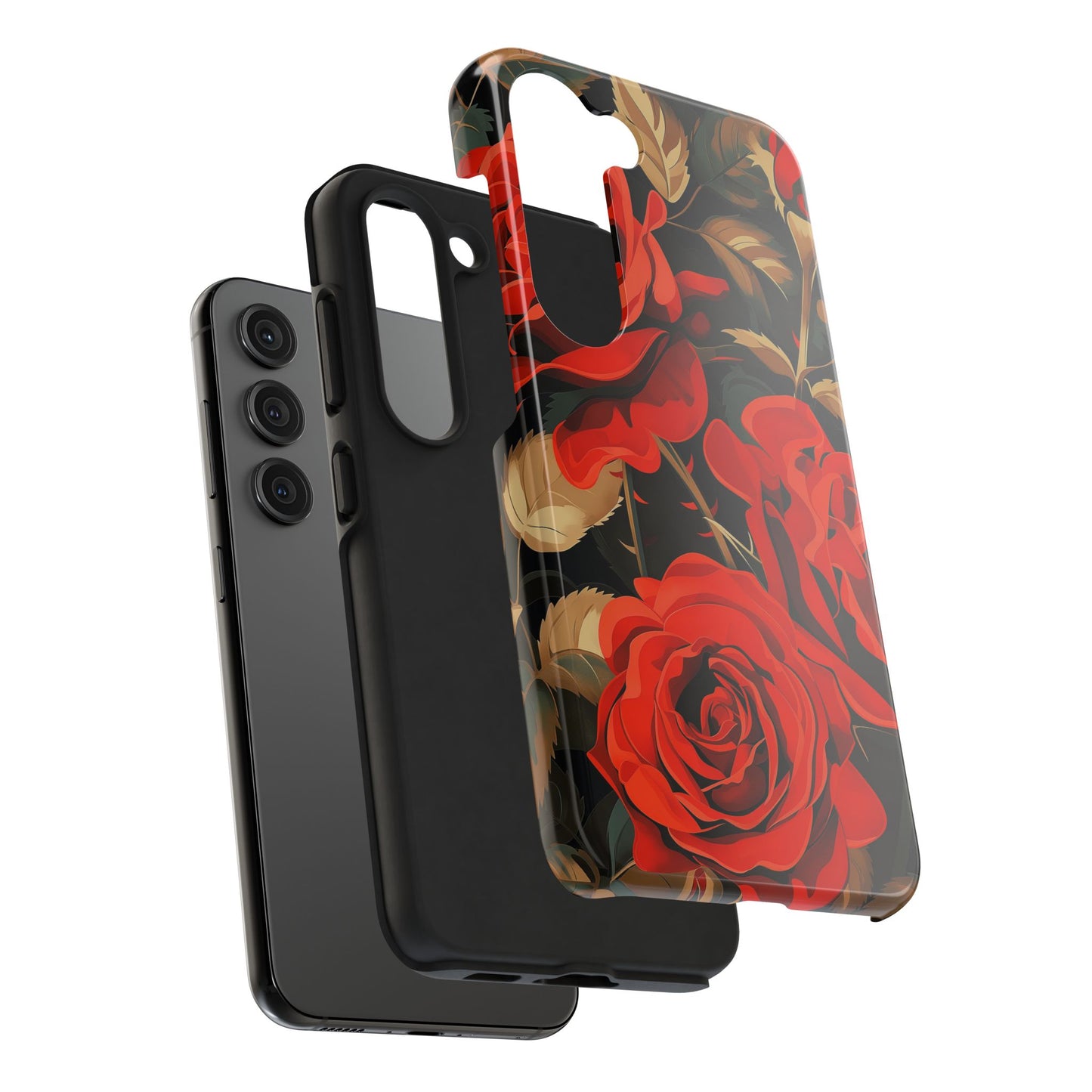 Rose Garden Tough Phone Case Protective Floral Cell Phone Cover
