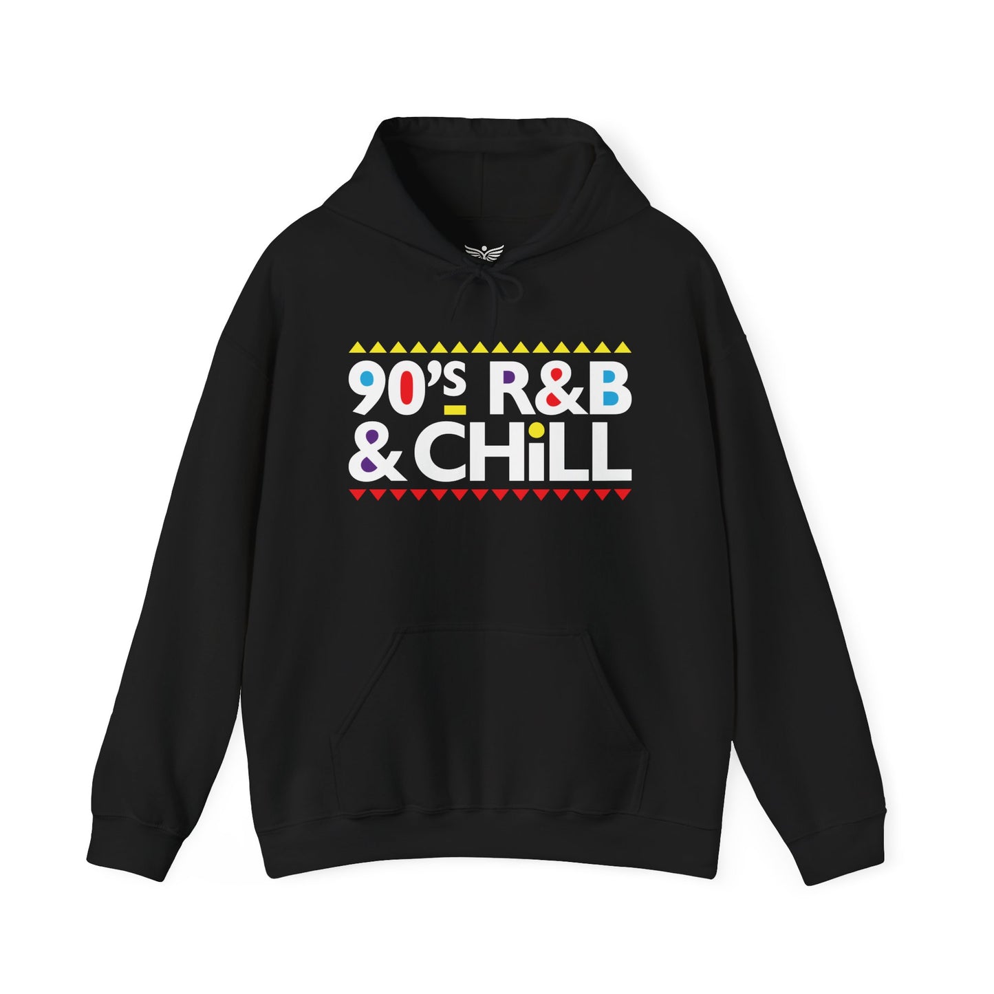 90s R&B & CHILL Black Hoodie