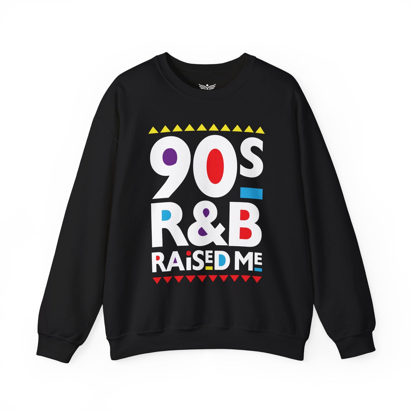 90s R&B RAISED ME Black Sweatshirt