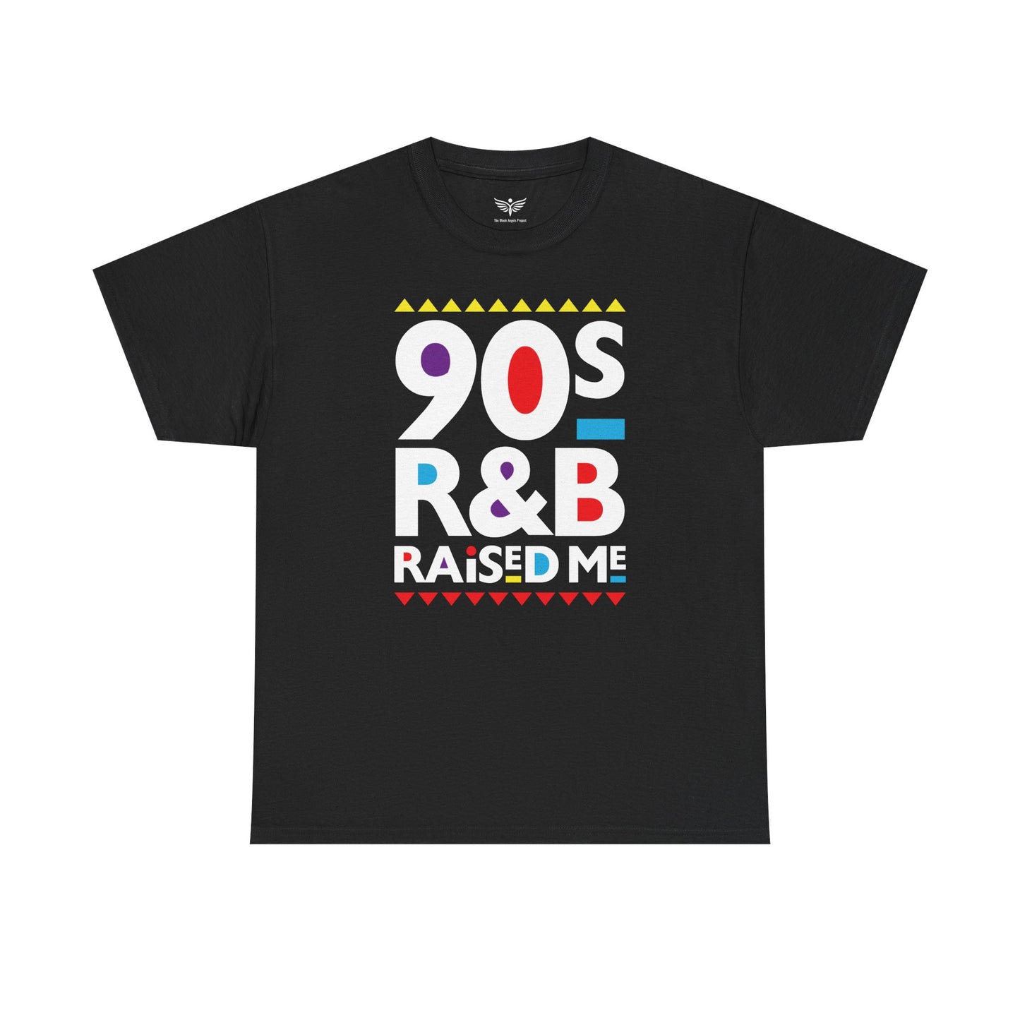 90s R&B RAISED ME Black T-Shirt