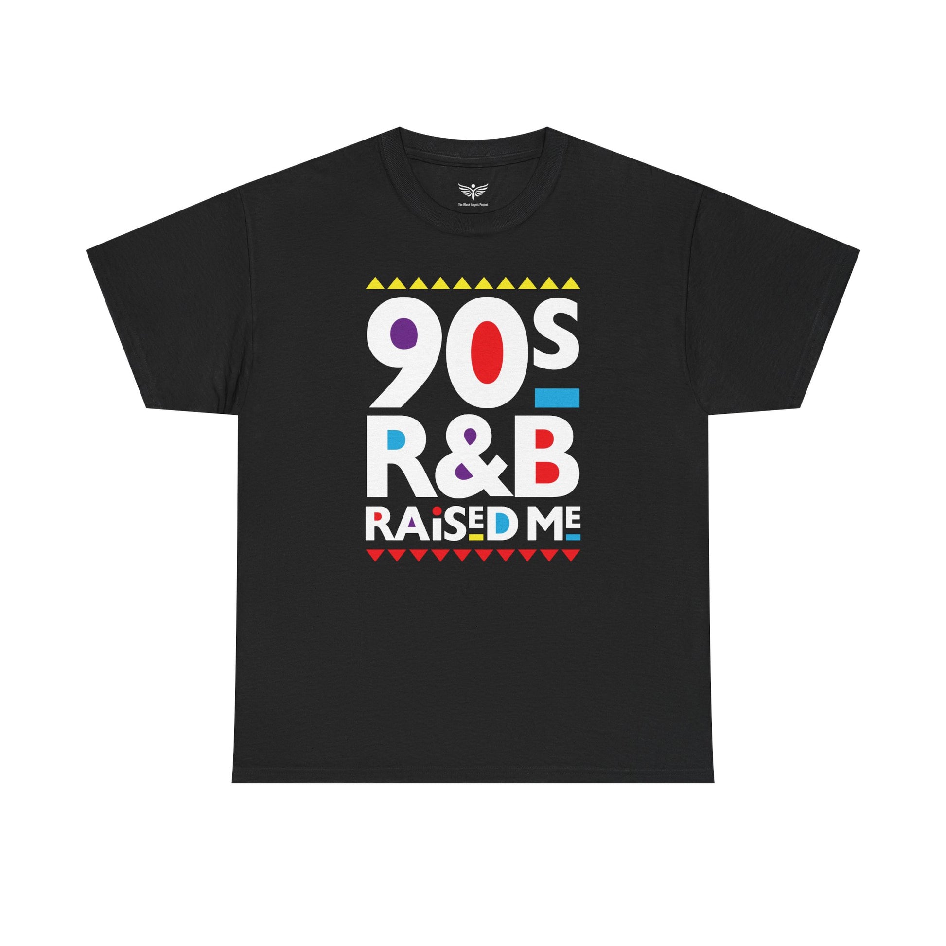 90s R&B RAISED ME Black T-Shirt