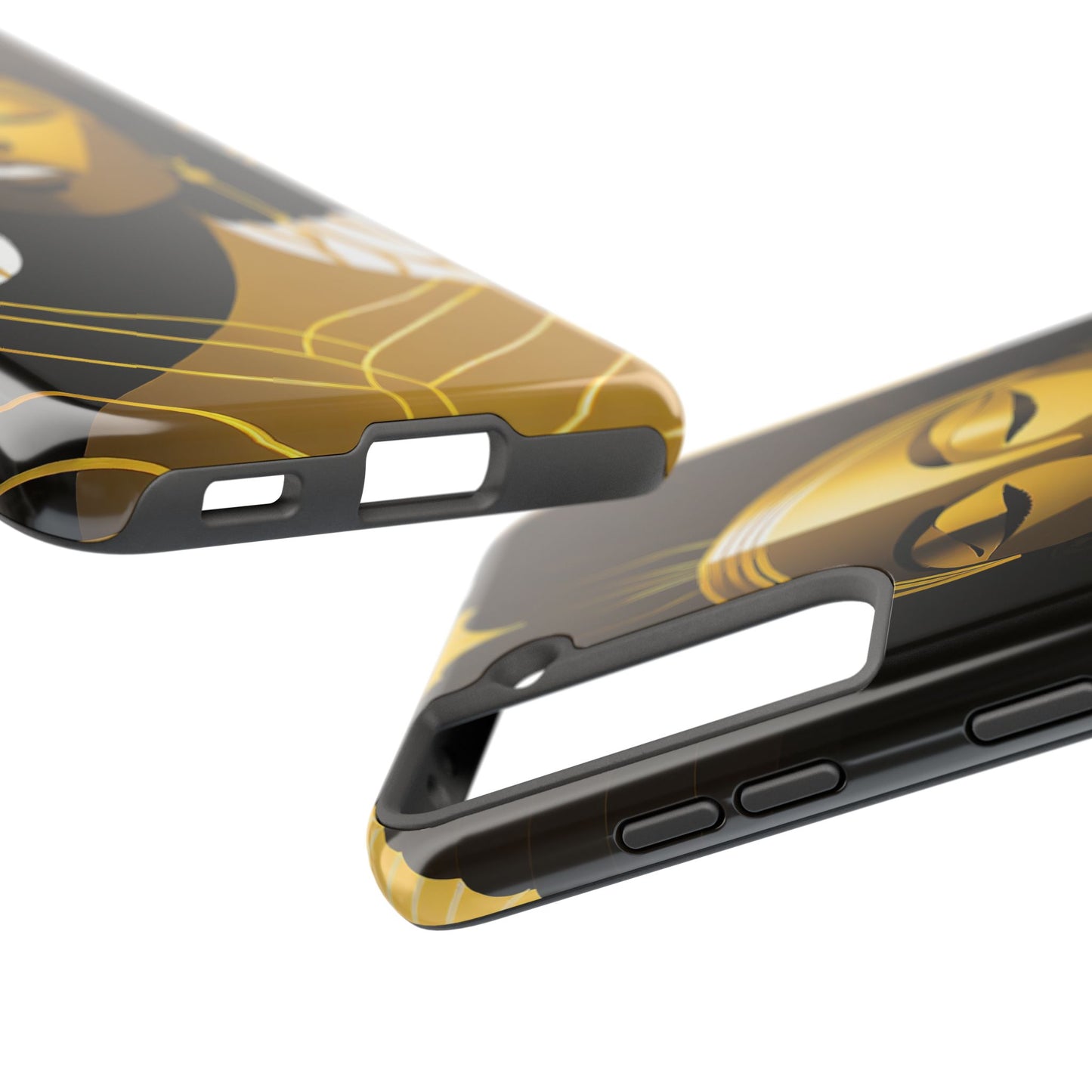 Golden Goddess Tough Phone Case — Afrocentric Art Protective Cell Phone Case
