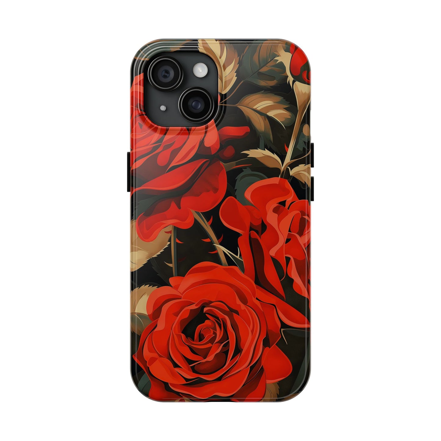 Rose Garden Tough Phone Case Protective Floral Cell Phone Cover