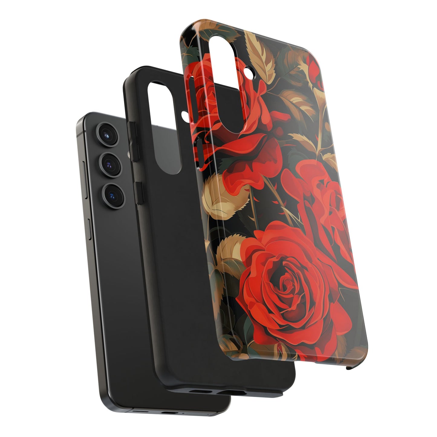 Rose Garden Tough Phone Case Protective Floral Cell Phone Cover