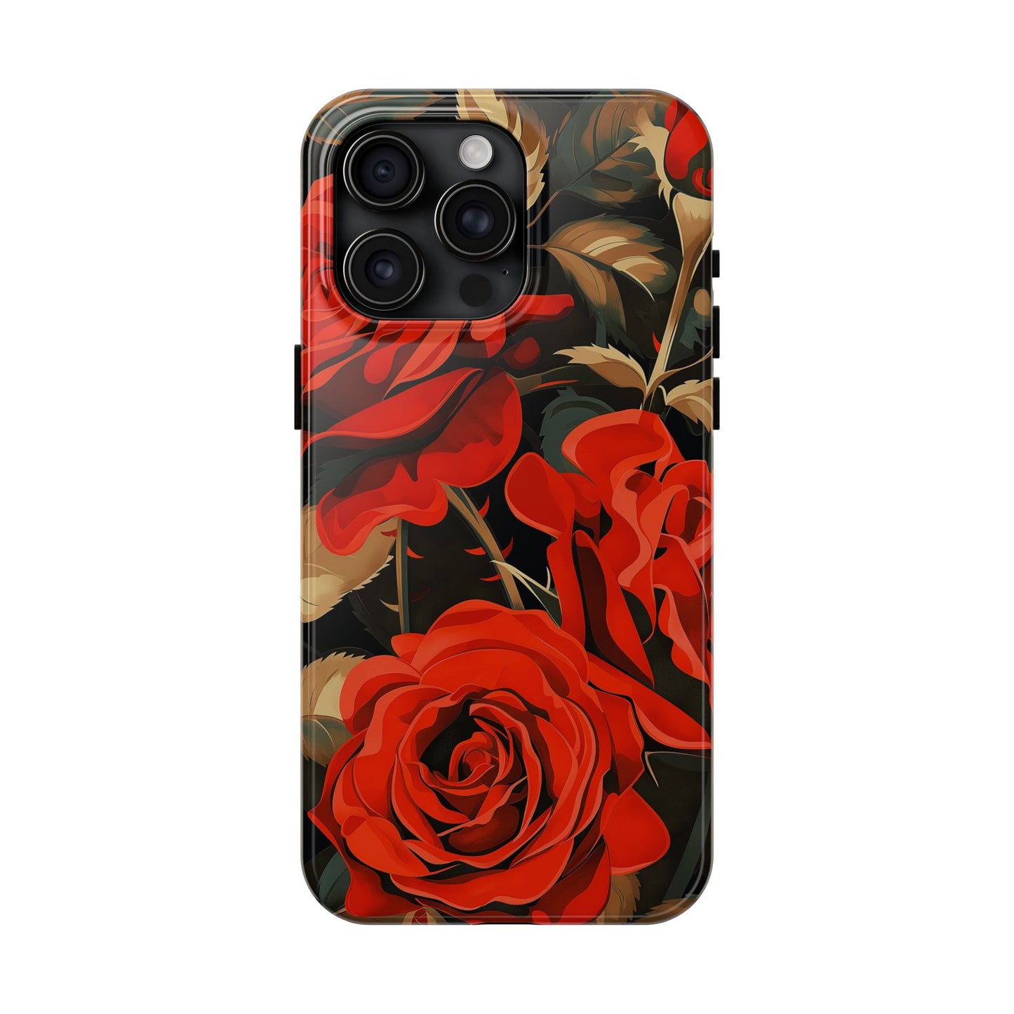 Rose Garden Tough Phone Case Protective Floral Cell Phone Cover