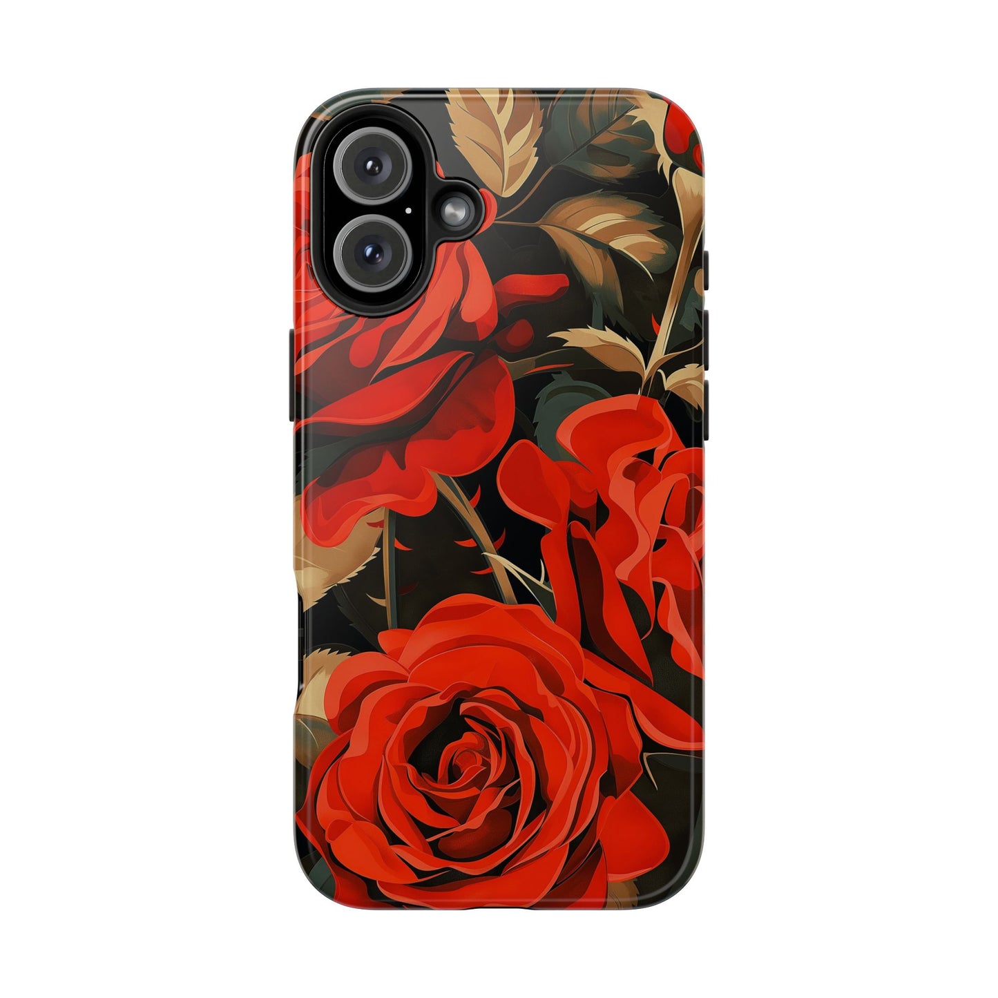 Rose Garden Tough Phone Case Protective Floral Cell Phone Cover