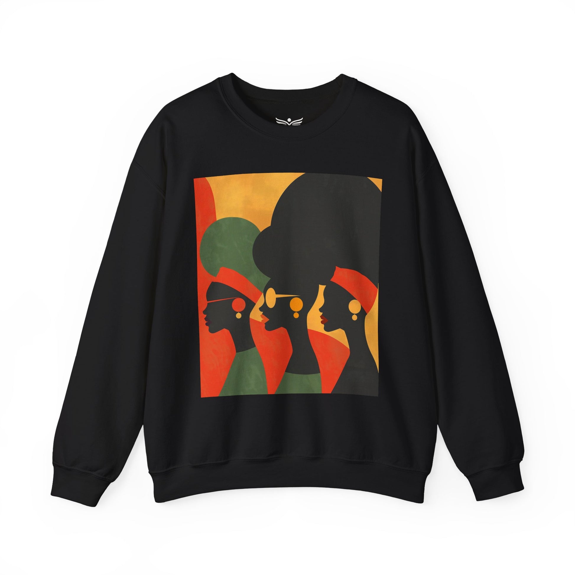AFRICAN QUEENS Black Sweatshirt