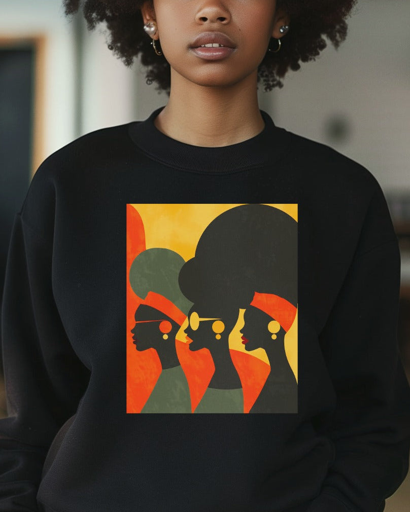 AFRICAN QUEENS Graphic Sweatshirt